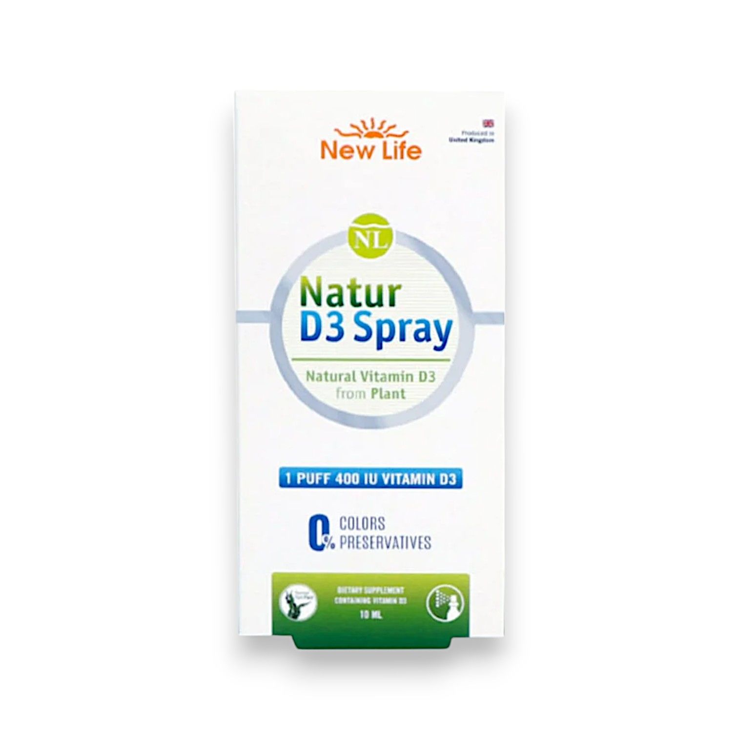 New Life Natur D3 Spray 400 IU 10 ml