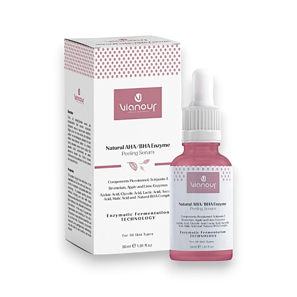 Huşehane Vianour Cilt Tonu Eşitleyici %15 AHA & %2 BHA Gözenek Sıkılaştırıcı Peeling Serum - 30 ml