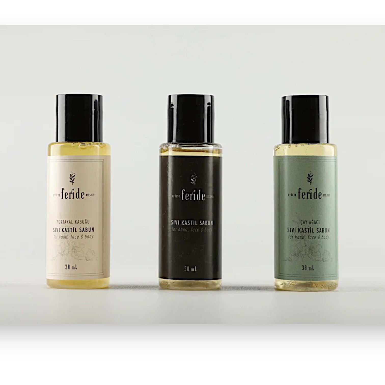 ATÖLYE FERİDE Kastil Sabun Mini 3'lü Set
