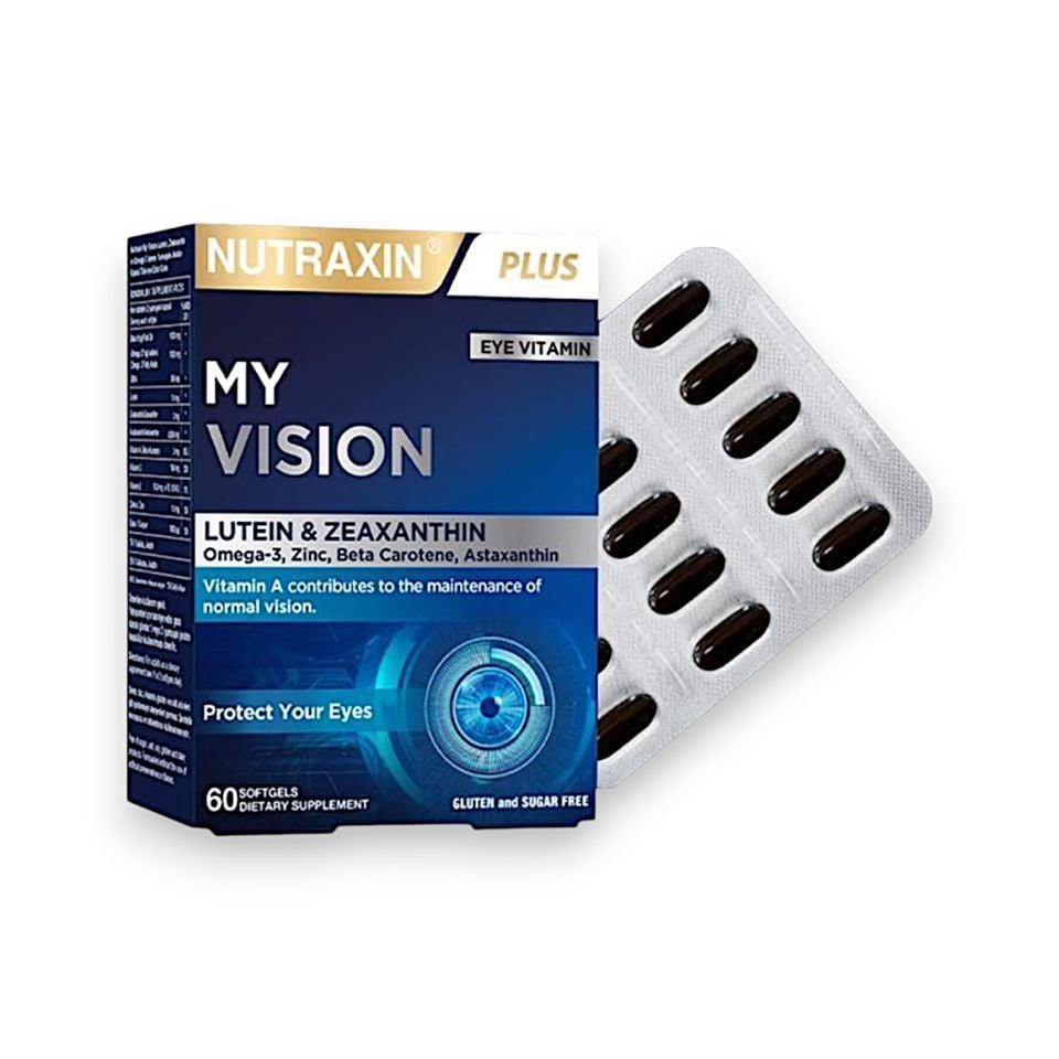 Nutraxin My Vision Göz Vitamini Lutein Zeaksantin 60 Kapsül