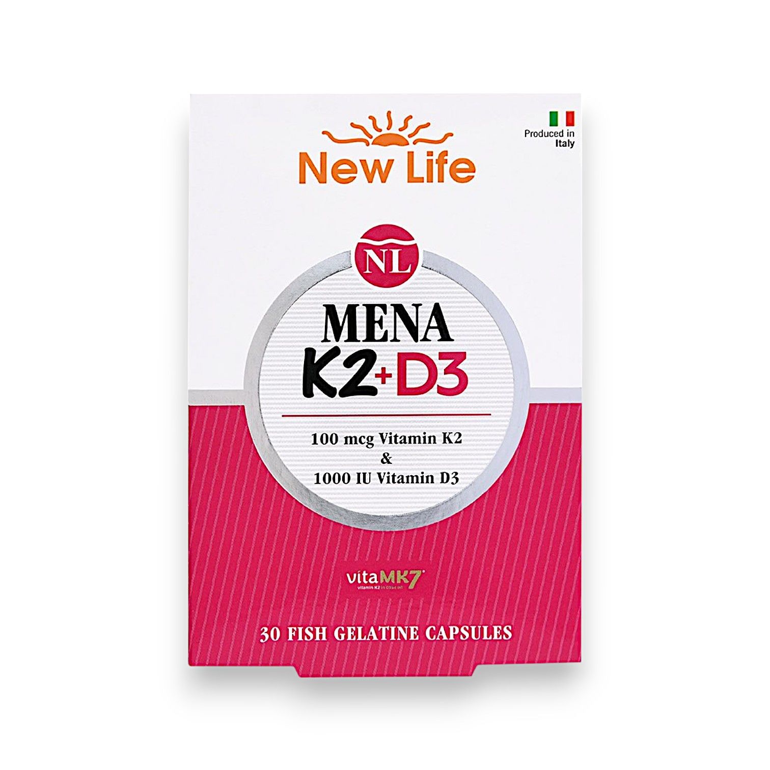 New Life Mena K2+D3 30 Kapsül