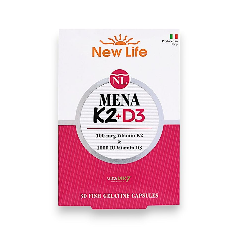 New Life Mena K2+D3 30 Kapsül
