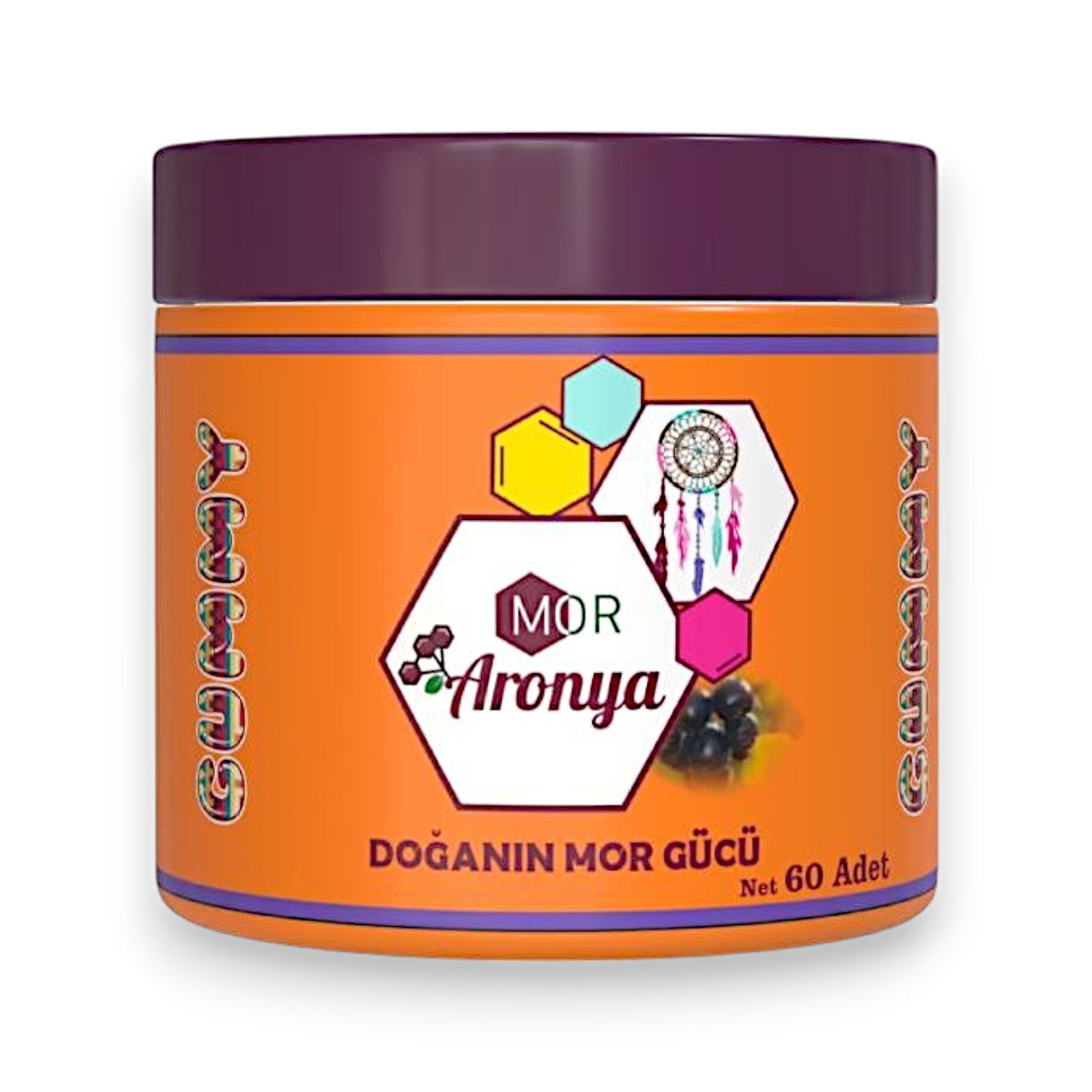 Mor Aronya Gummy 60 Adet Çiğnenebilir Gıda Takviyesi