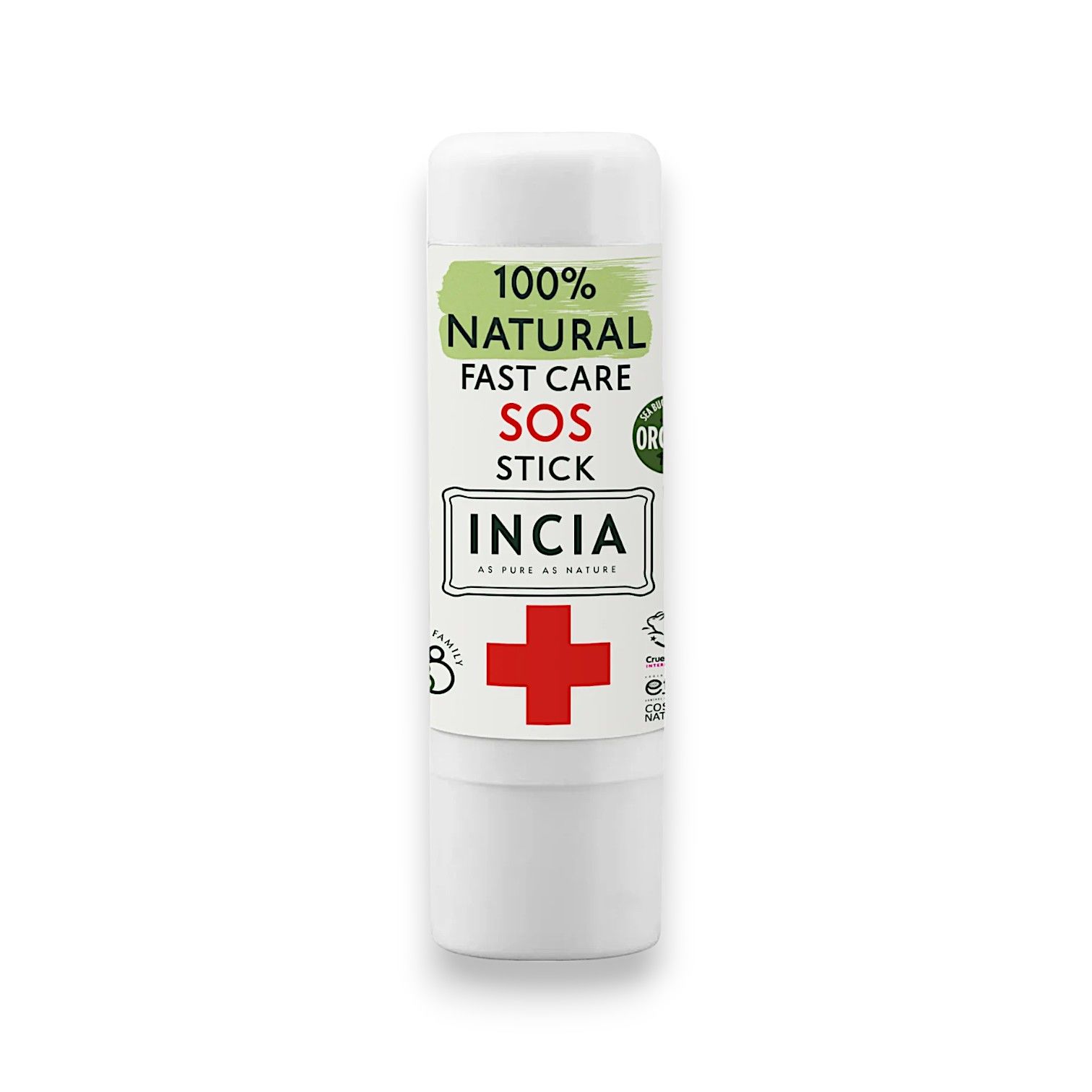 Incia Sos Stick Anlık Yatıştırıcı Organik Yalancı İğde Hızlı Koruma Bitkisel 6 gr