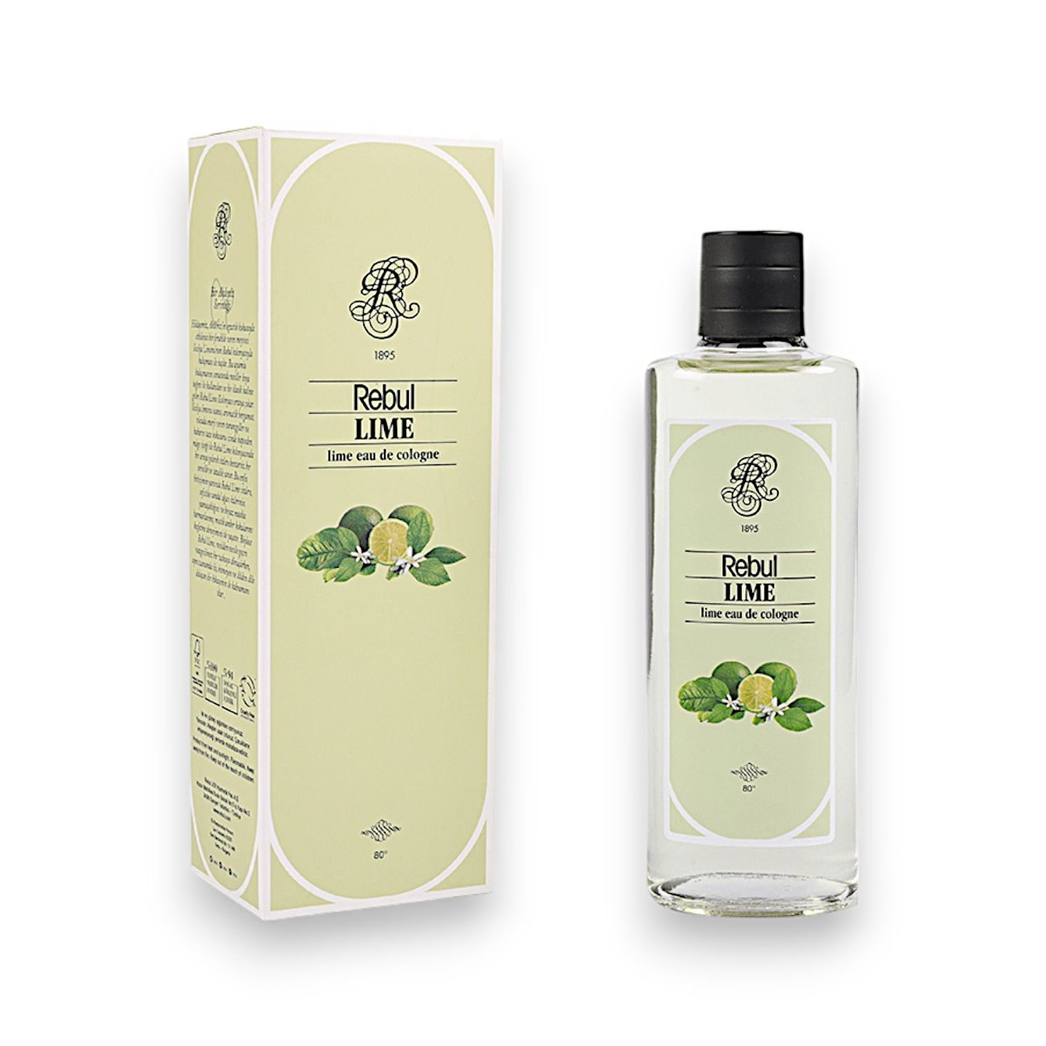 Rebul Lime Kolonya Cam Şişe 250 ml