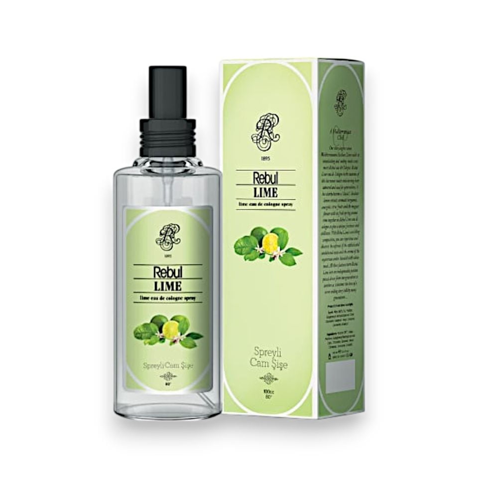 Rebul Kolonya Lime Sprey Cam Şişe 100 ml