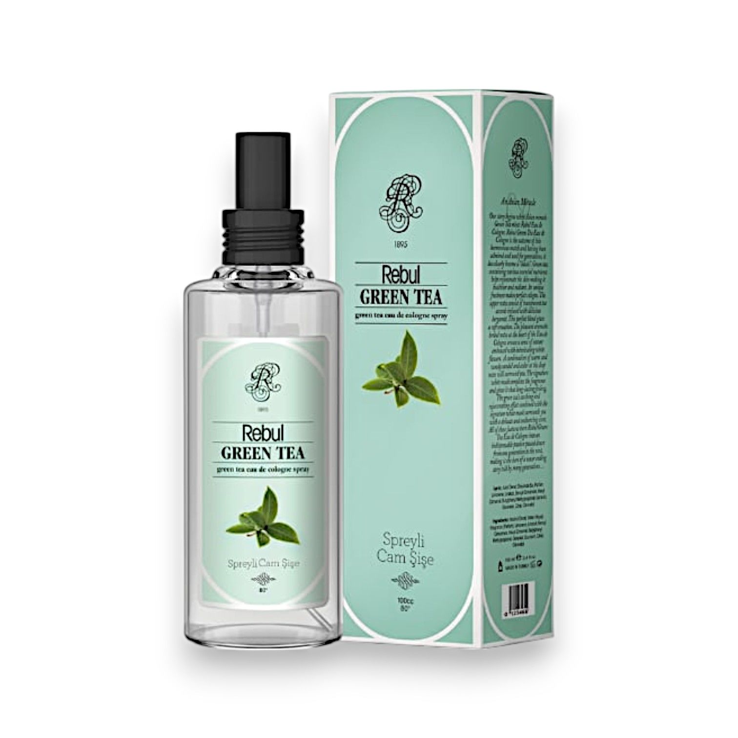 Rebul Kolonya Green Tea Sprey Cam Şişe 100 ml