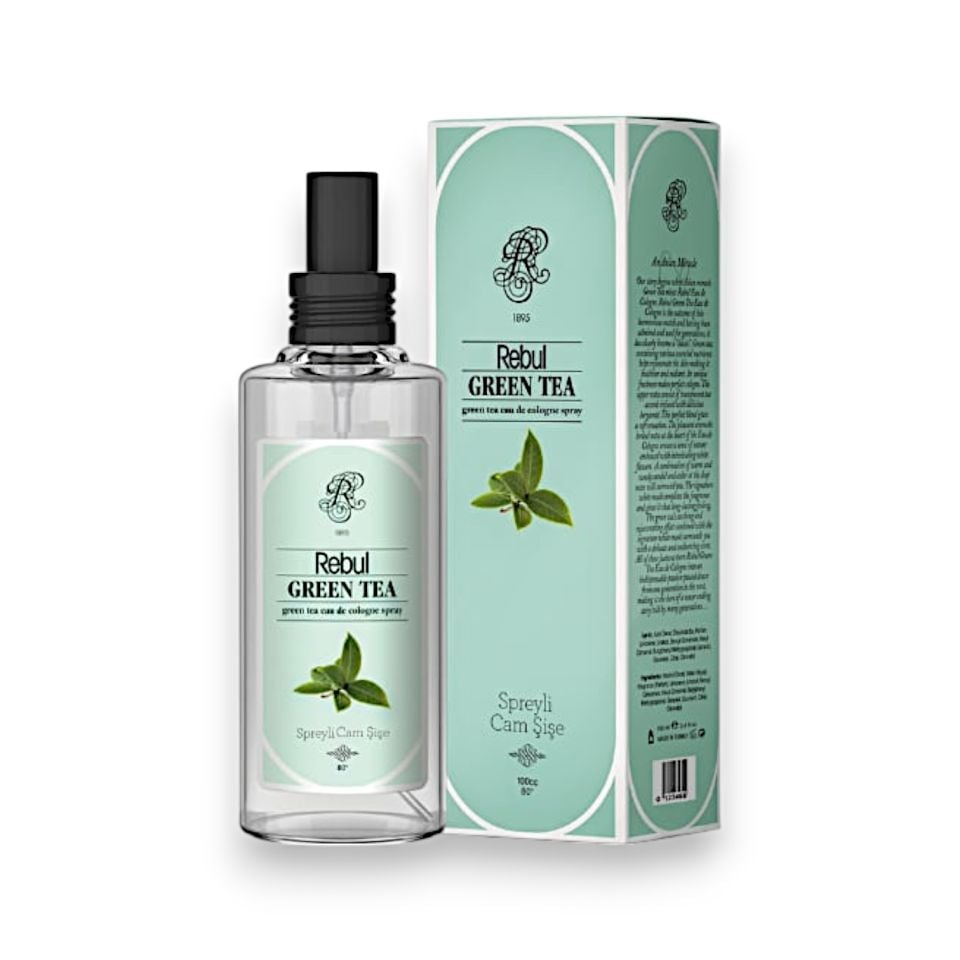 Rebul Kolonya Green Tea Sprey Cam Şişe 100 ml
