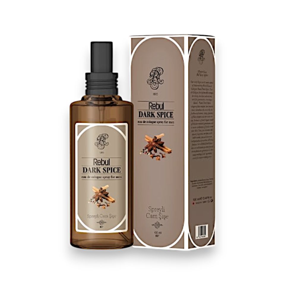 Rebul Kolonya Dark Spice Sprey Cam Şişe 100 ml