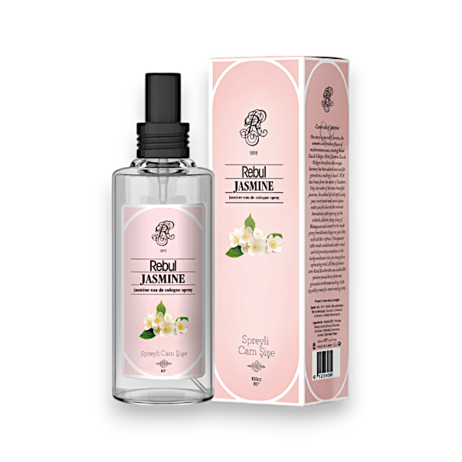 Rebul Kolonya Jasmine Sprey Cam Şişe 100 ml