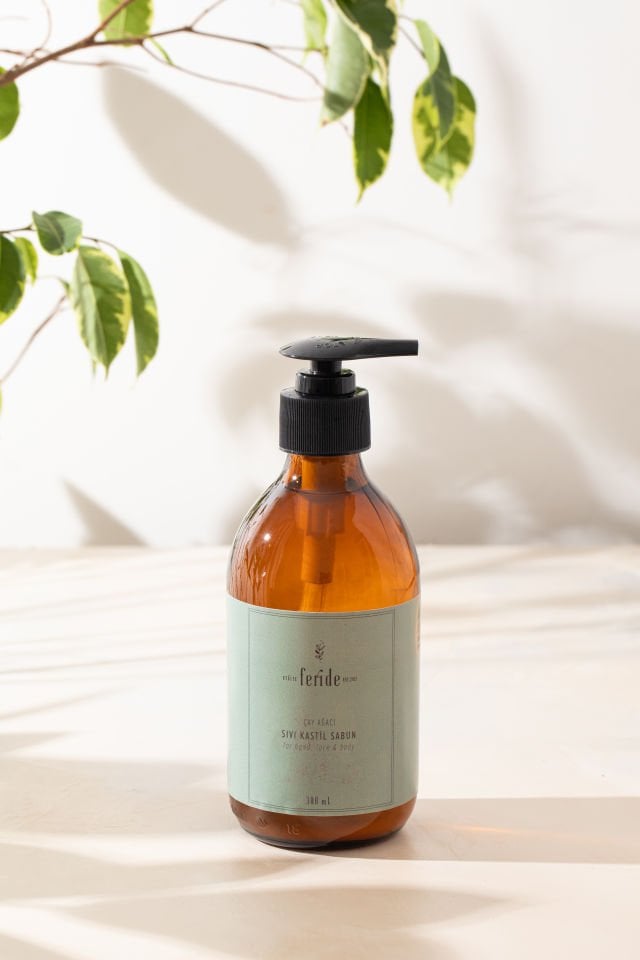 Atölye Feride Çay Ağacı Sıvı Kastil Sabun 300 mL (SKT:04/2026)