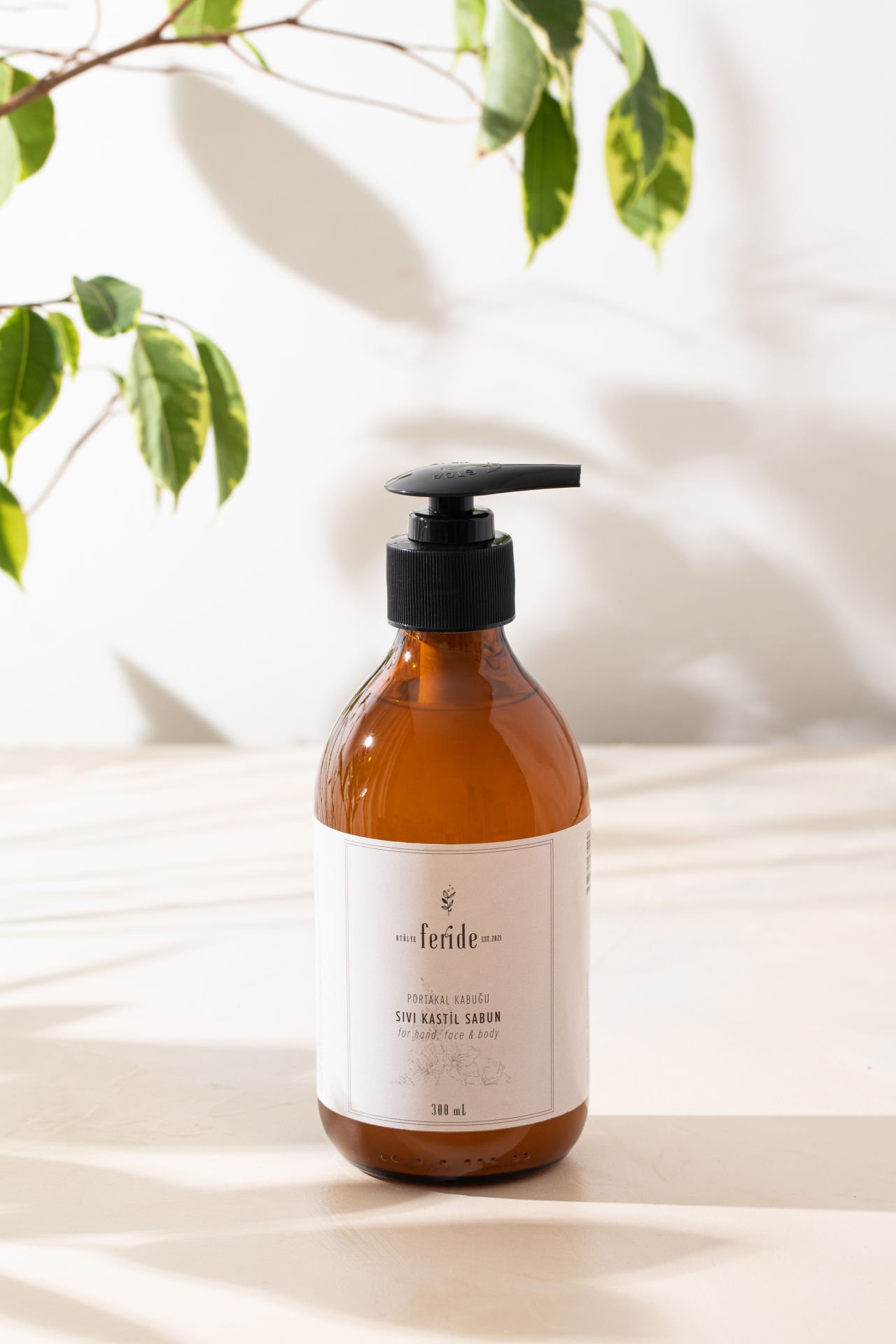 Atölye Feride Portakal Kabuğu Sıvı Kastil Sabun 300 mL