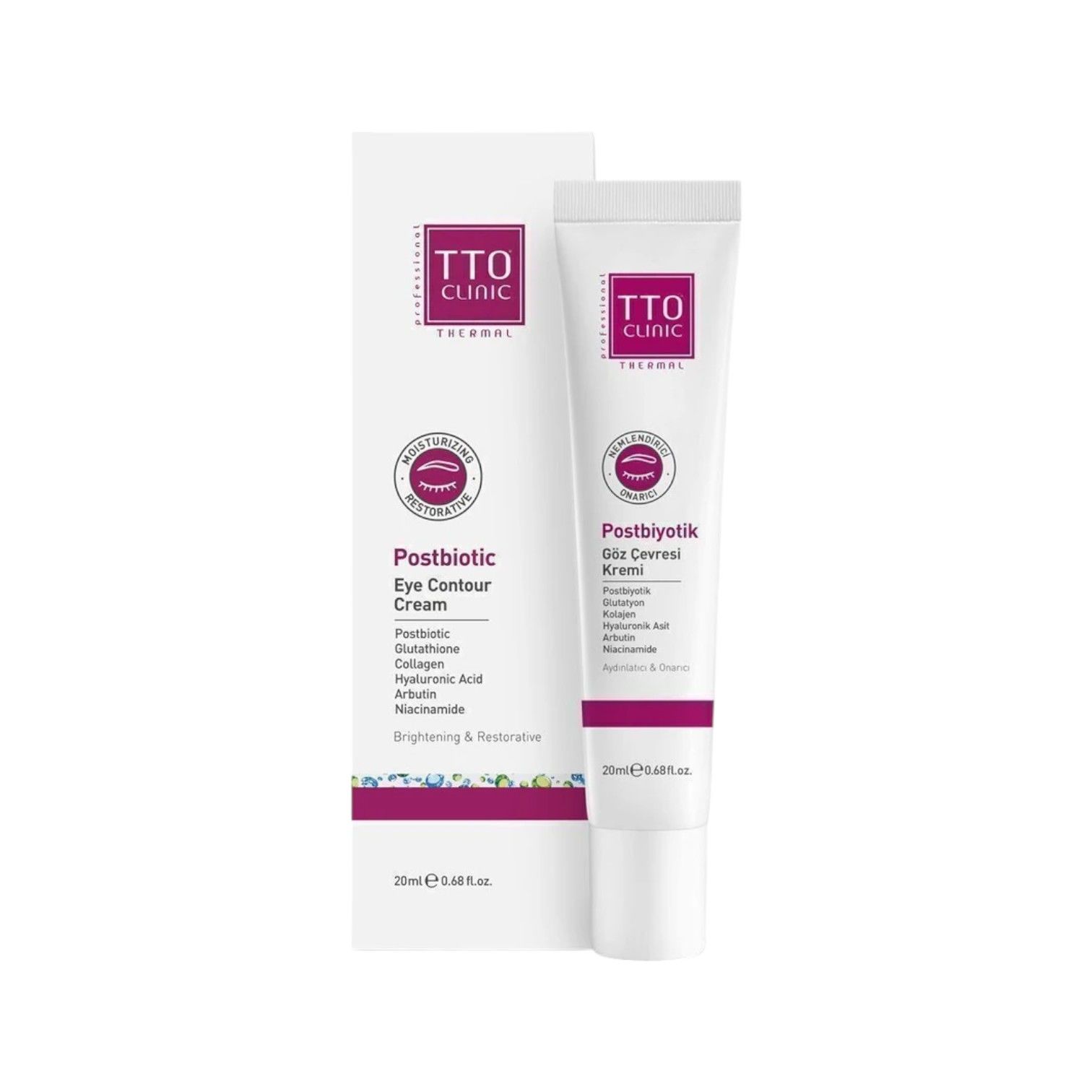 TTO Clinic Postbiyotik Göz Çevresi Kremi 20 ml