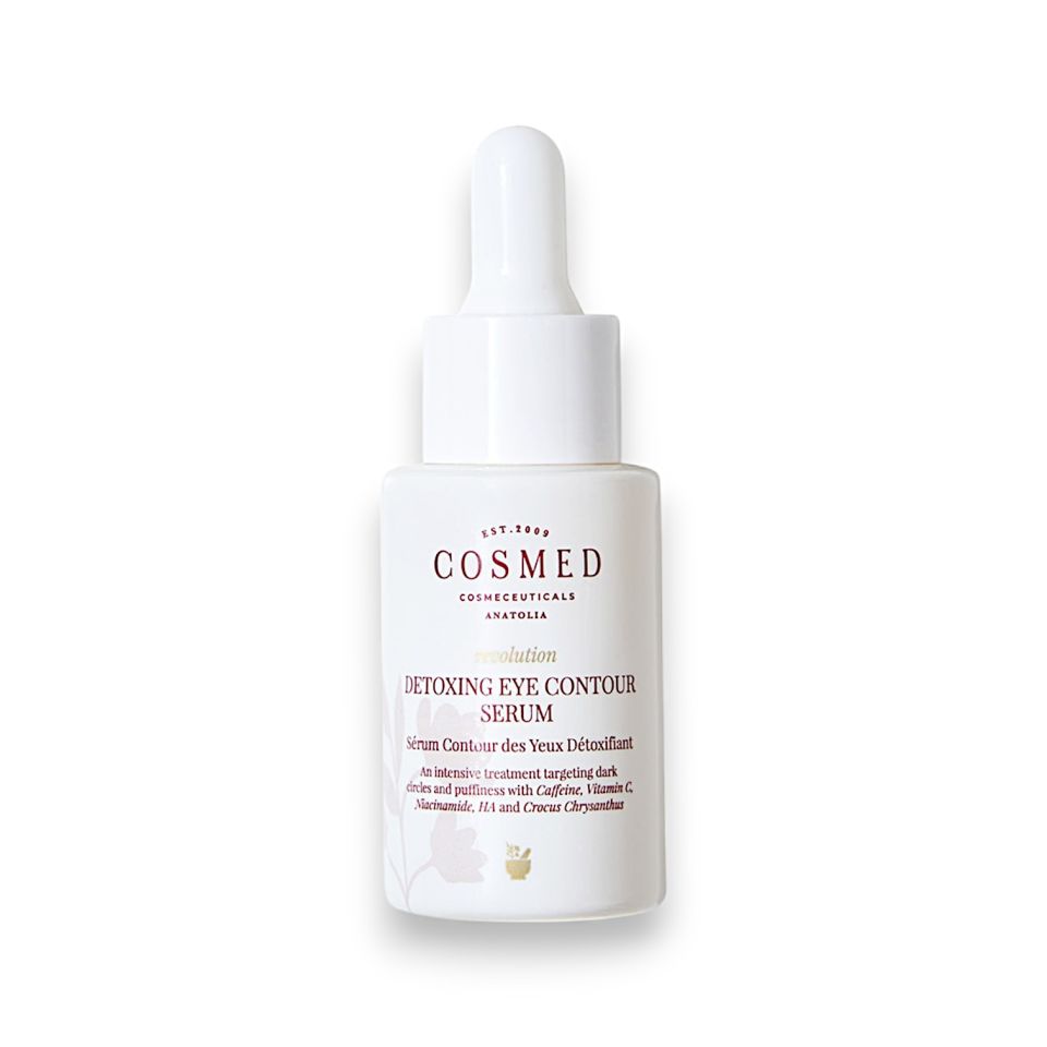Cosmed Revolution Detoxing Eye Contour Serum Göz Altı Torbalanma Morluk Karşıtı Aydınlatıcı Göz Çevresi Serumu - Kafein C Vitamini Niacinamide 15 ml