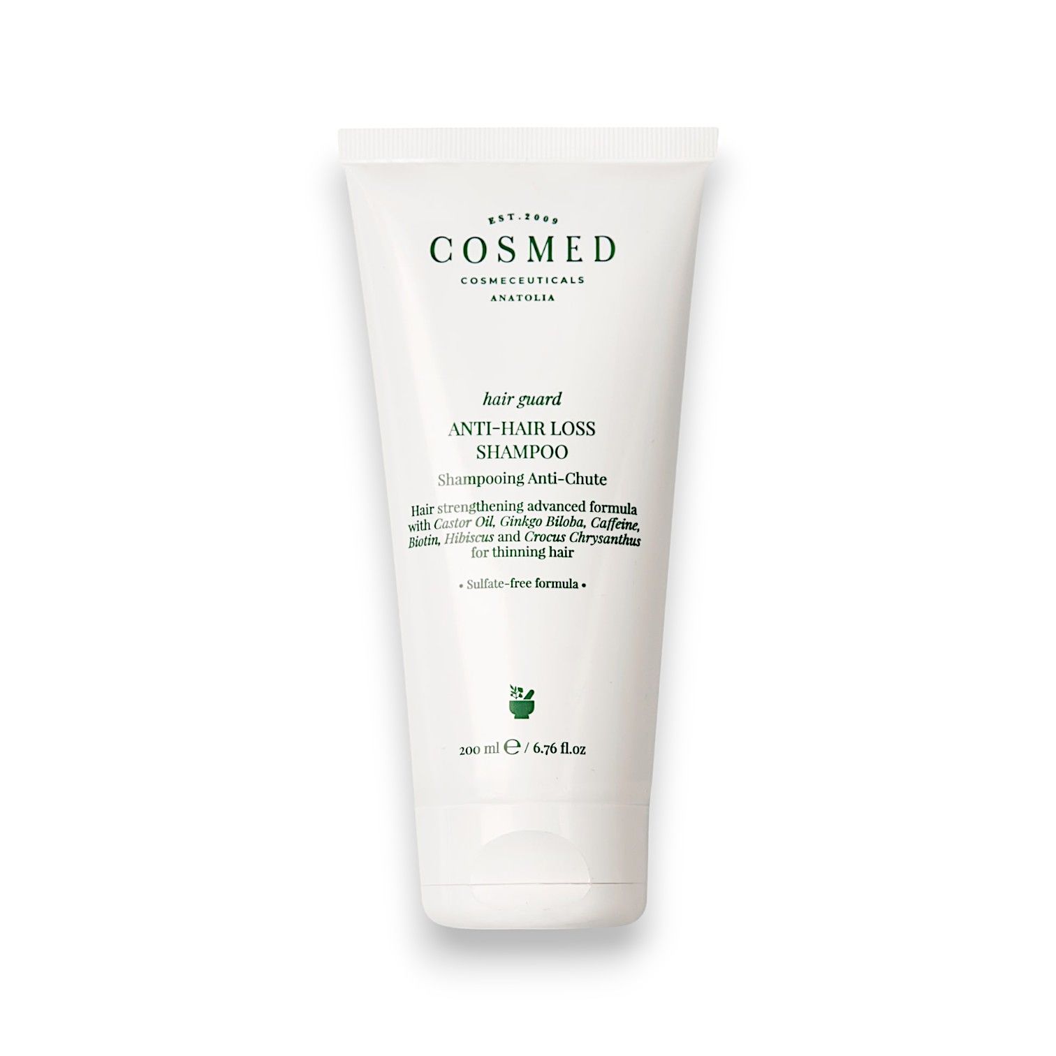Cosmed Hair Guard Anti Hair Loss Shampoo - Sülfatsız Tuzsuz Saç Dökülmesine Karşı Şampuan 200 ml