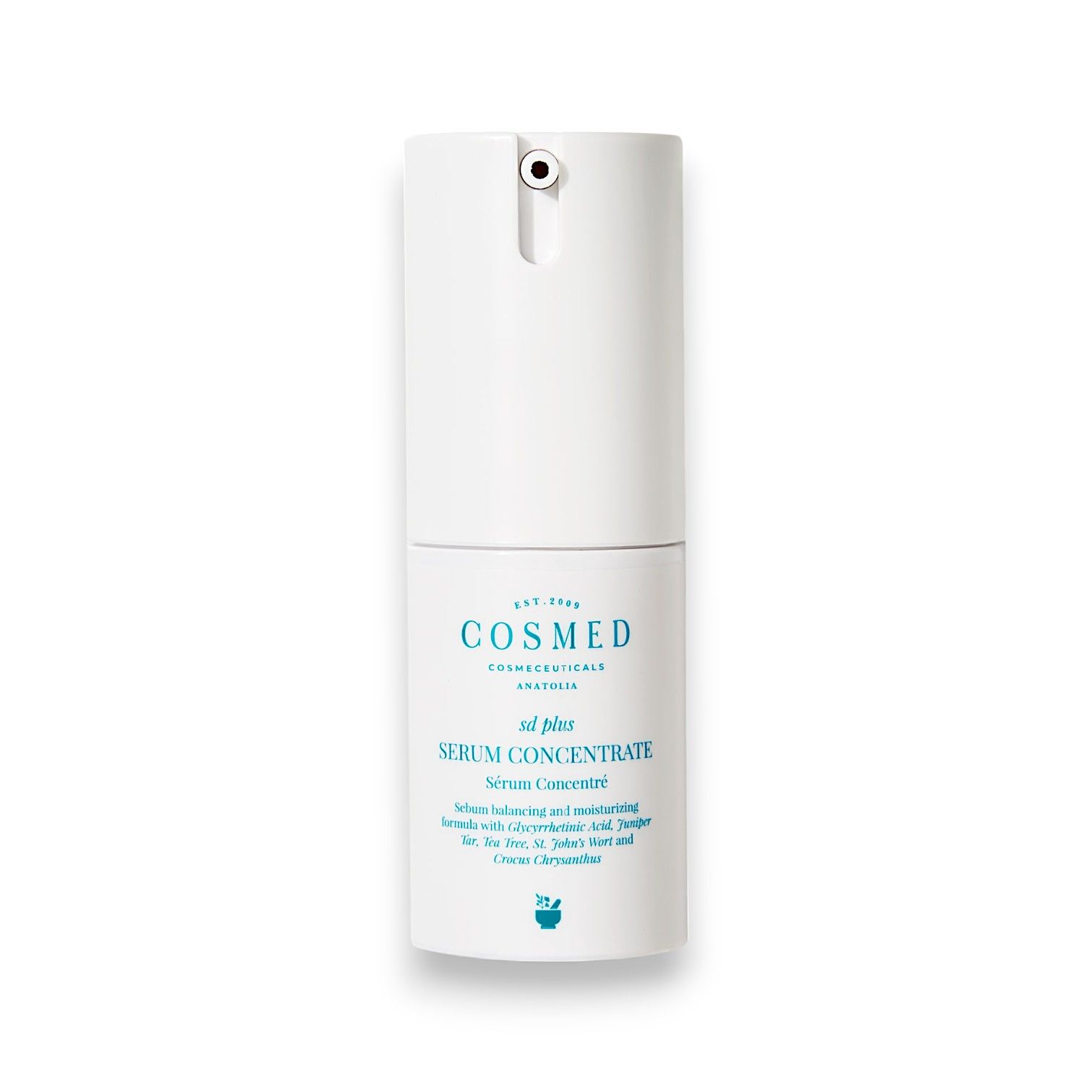 Cosmed SD Plus Serum Concentrate - Yağlı Pullanma Sorunu Yaşayan Ciltler İçin Serum - Ardıç katranı Sarı Kantaron ve Meyan Kökü İçerikli 15 ml