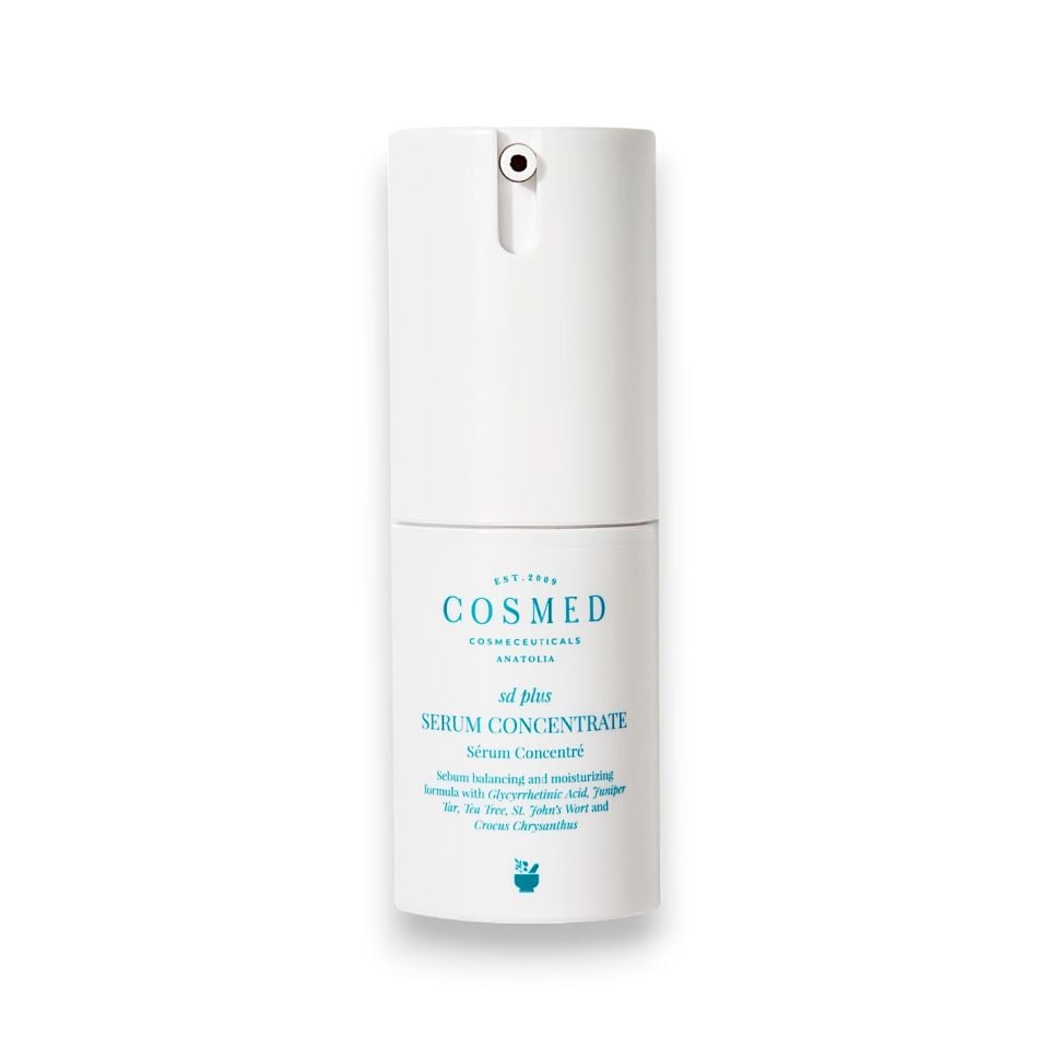 Cosmed SD Plus Serum Concentrate - Yağlı Pullanma Sorunu Yaşayan Ciltler İçin Serum - Ardıç katranı Sarı Kantaron ve Meyan Kökü İçerikli 15 ml