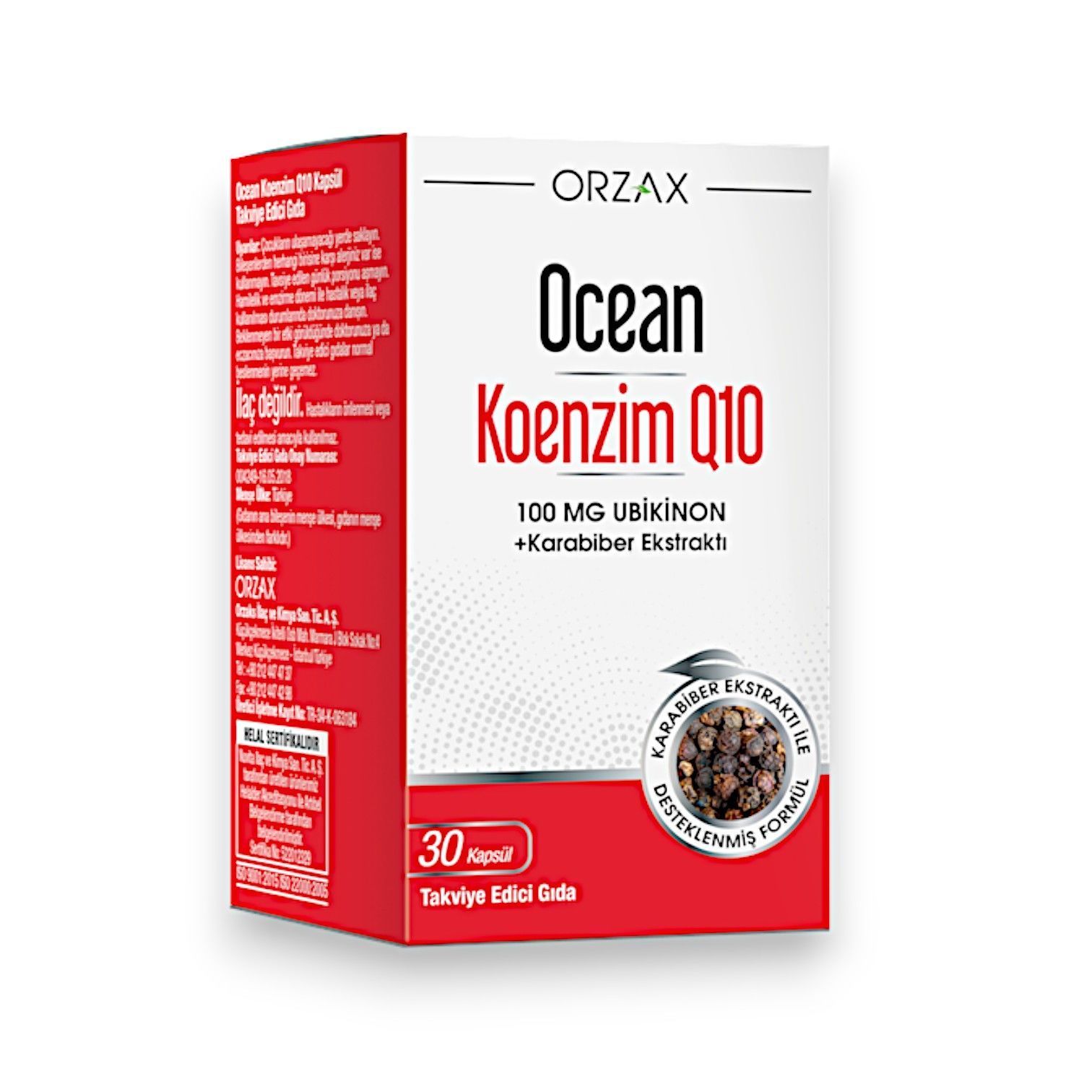 Ocean Koenzim Q10 100 Mg 30 Kapsül