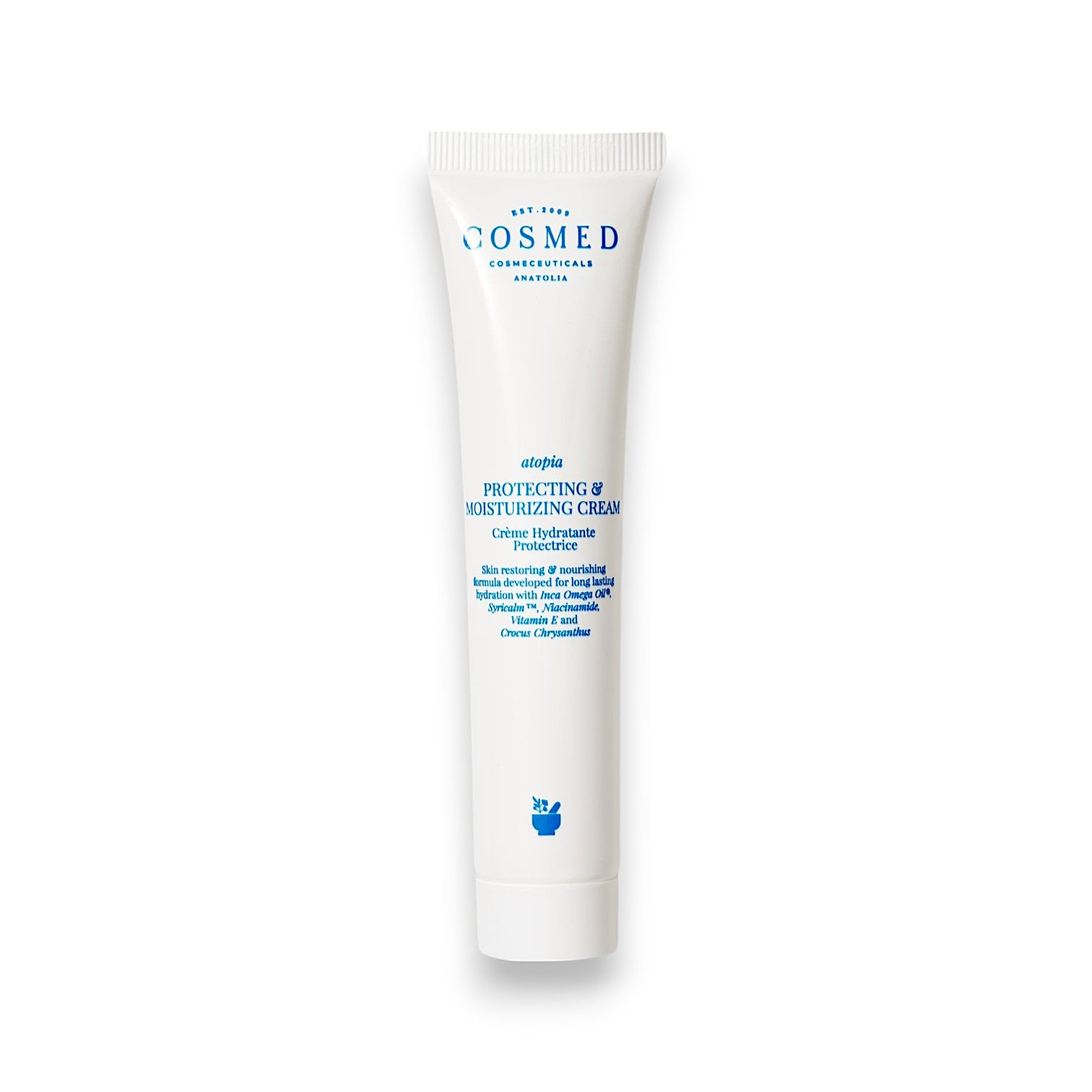 Cosmed Atopia Protecting & Moisturizing Cream - Kuru Çok Kuru ve Atopik Eğilimli Ciltler İçin Nemlendirici Yüz ve Vücut Bakım Kremi 40 ml