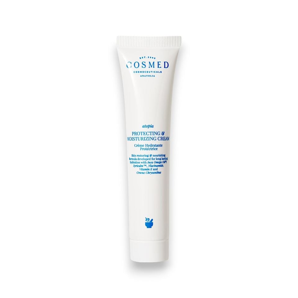 Cosmed Atopia Protecting & Moisturizing Cream - Kuru Çok Kuru ve Atopik Eğilimli Ciltler İçin Nemlendirici Yüz ve Vücut Bakım Kremi 40 ml