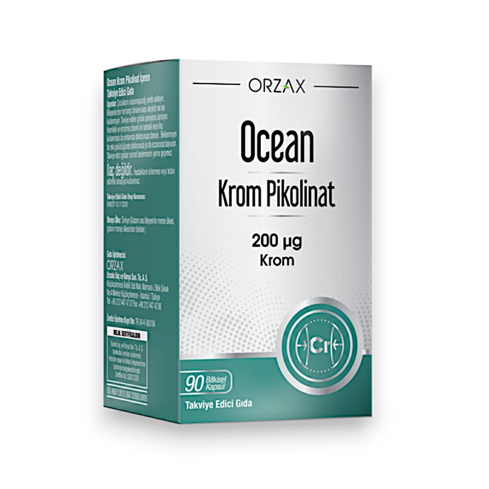 Ocean Krom Pikolinat 200 Mcg 90 Kapsül