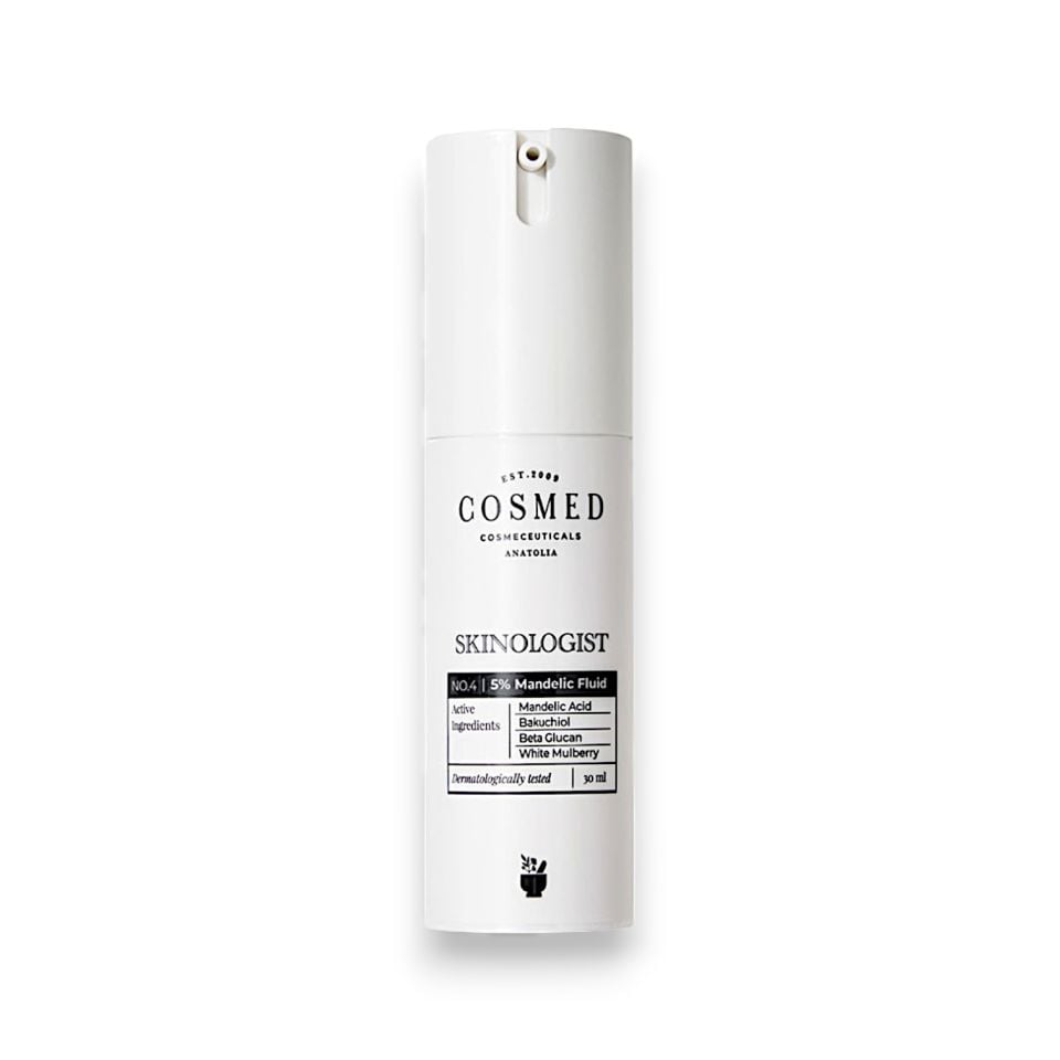 Cosmed Skinologist %5 Mandelic Fluid - Mandelik Asit Bakuchiol Beta Glucan İçeren Peeling Etkili Krem Jel 30 ml