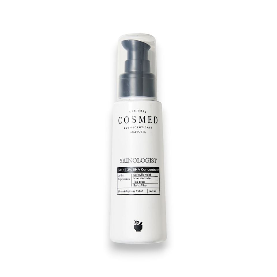 Cosmed Skinologist %2 BHA Concentrate - Siyah Nokta Karşıtı Salisilik Asitli Serum Tonik Yağlı Karma Akne Eğilimli Ciltler 100 ml