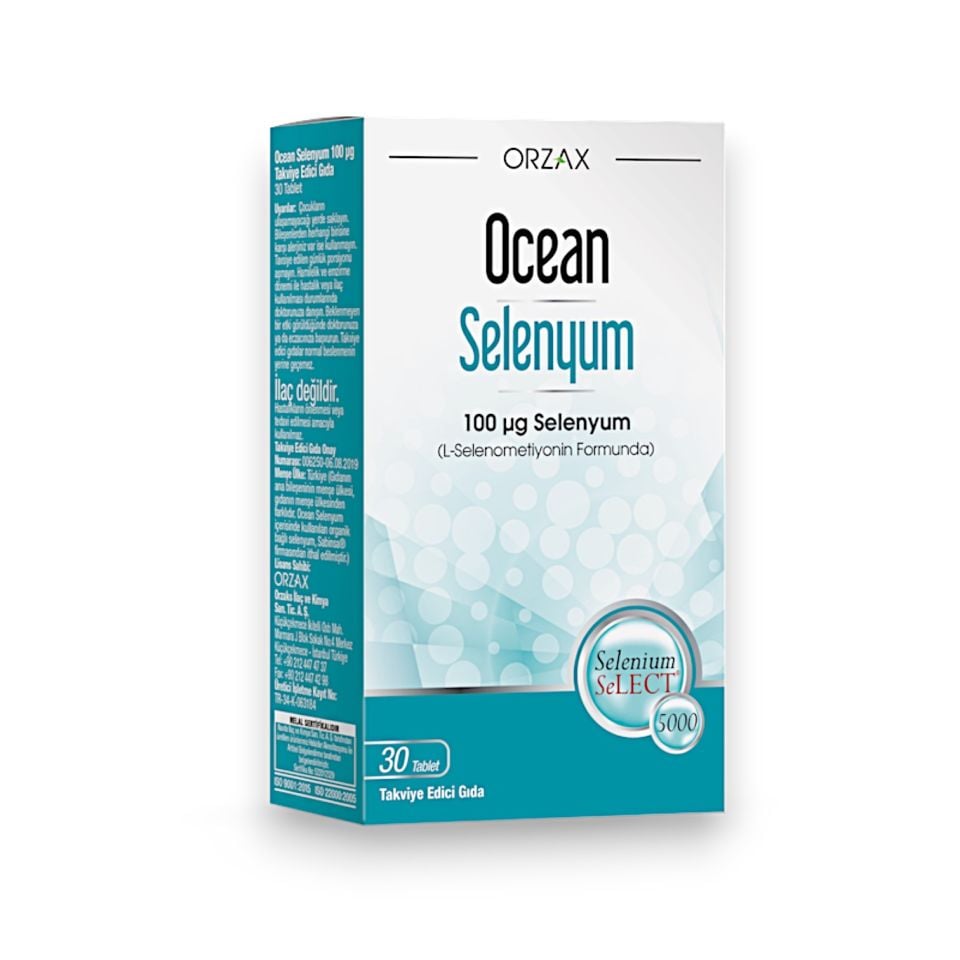 Ocean Selenyum 100 mcg 30 Tablet