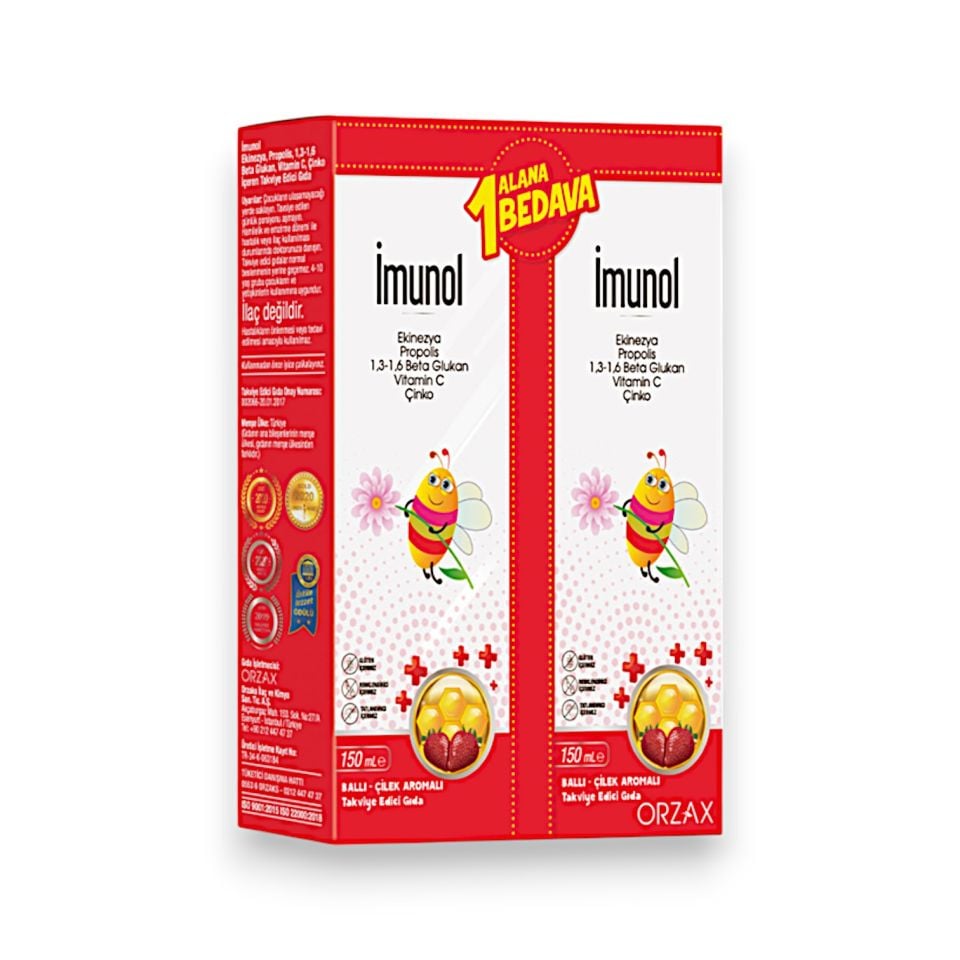 Ocean İmunol Şurup 150 ml - 1 Alana 1 Bedava