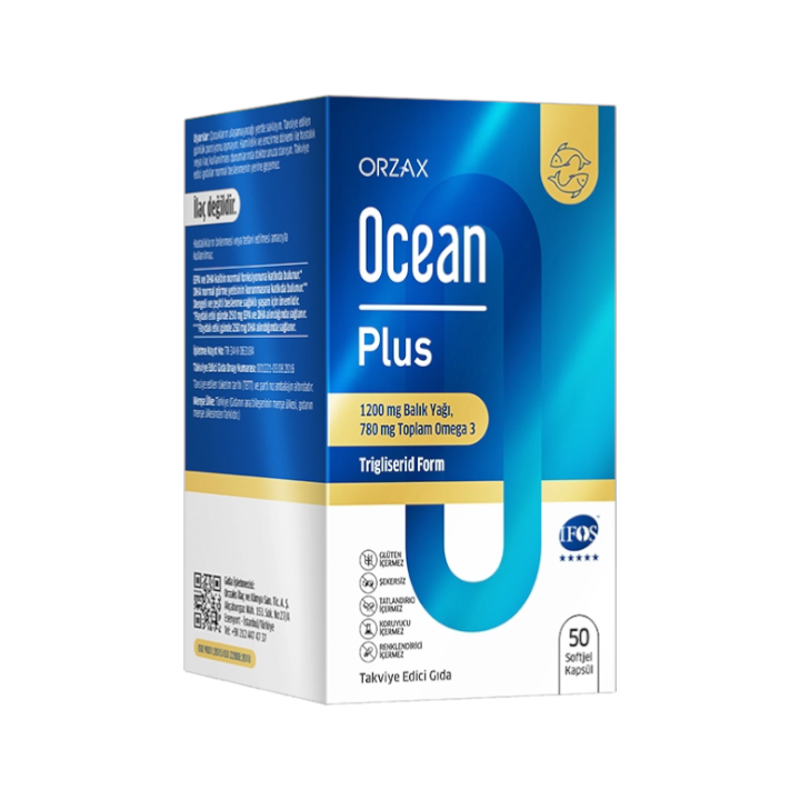 Ocean Plus Balık Yağı 1200 Mg 50 Kapsül