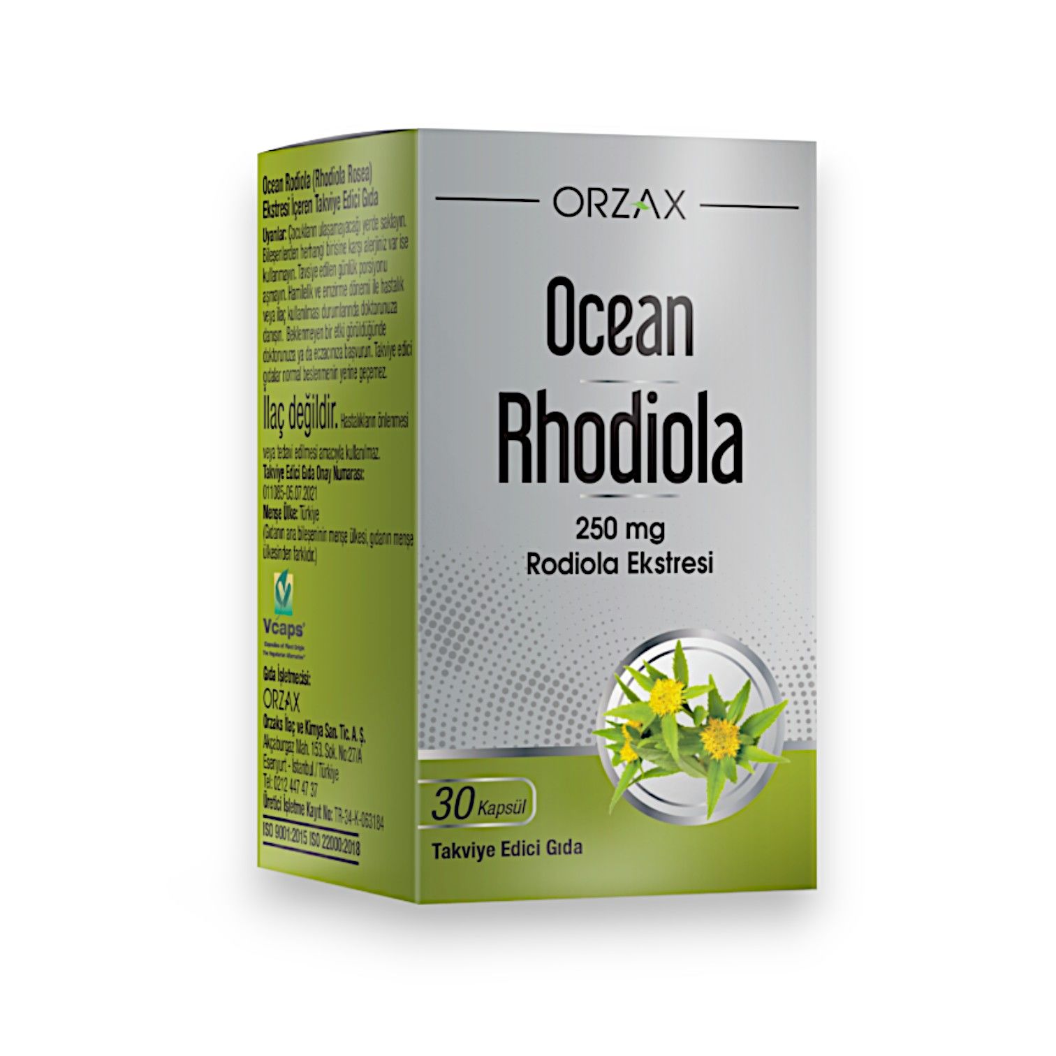 Ocean Rhodiola 250 Mg 30 Kapsül