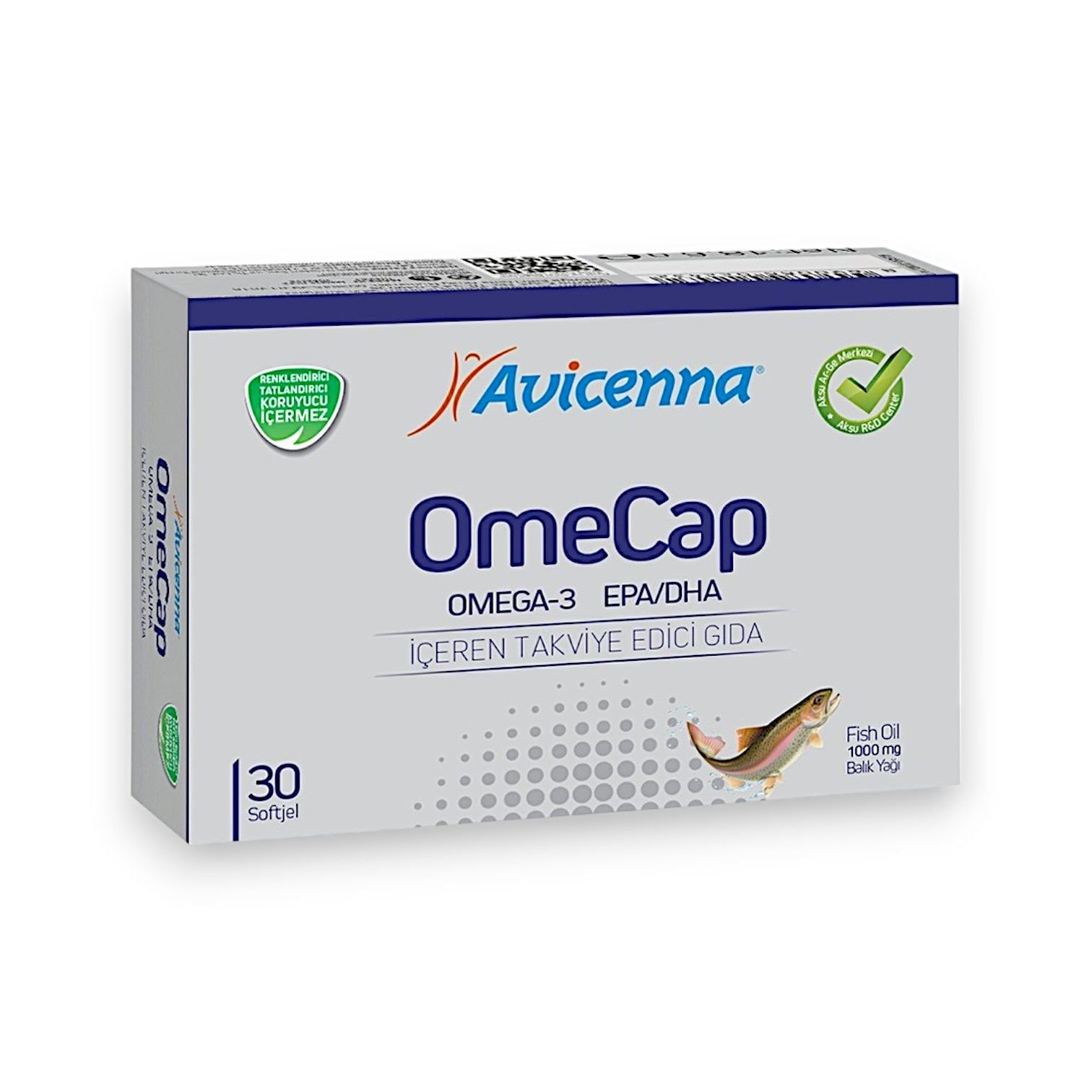 Avicenna Omecap Omega-3  30 Kapsül