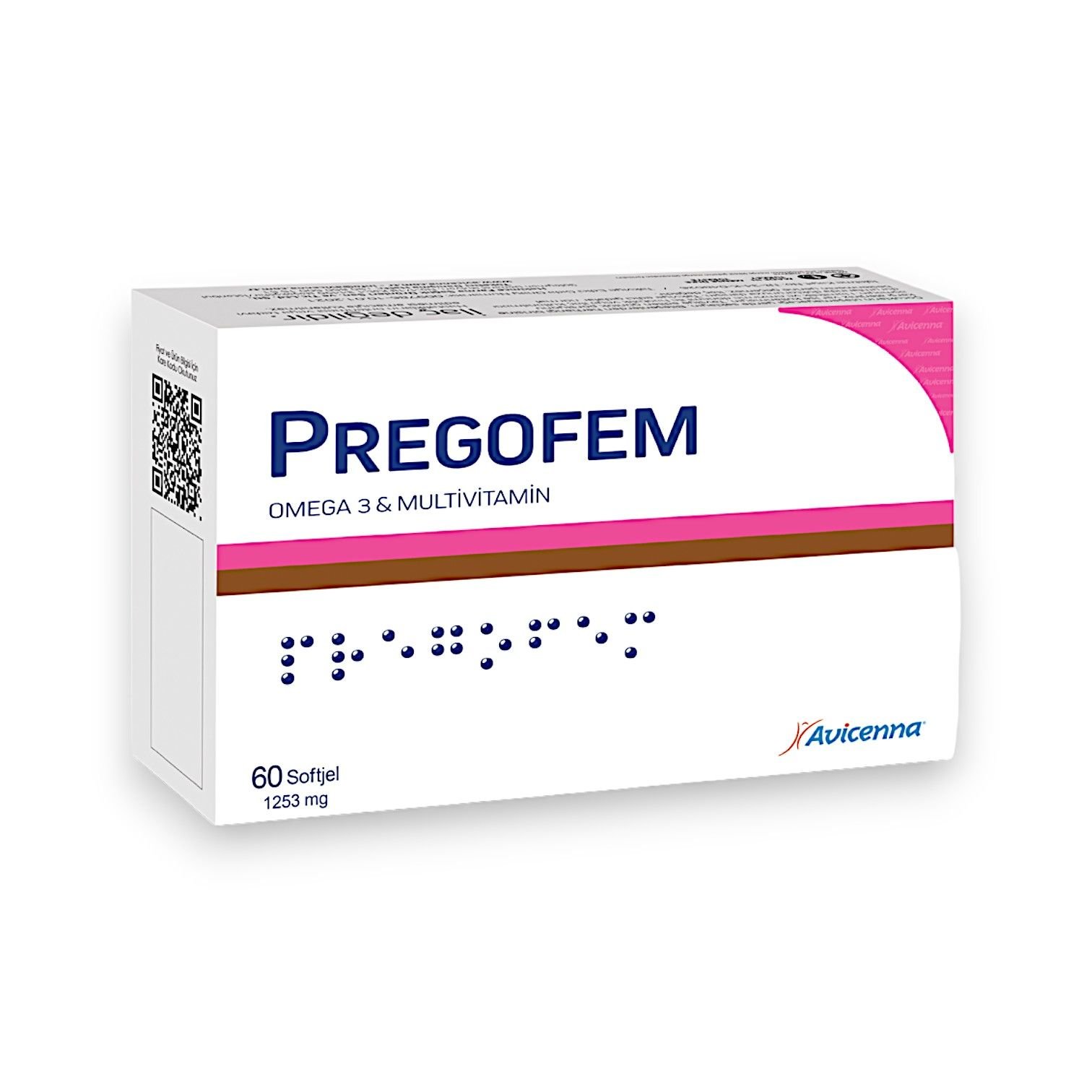 Avicenna Pregofem Omega-3 ve Multivitamin İçeren 60 Softgel