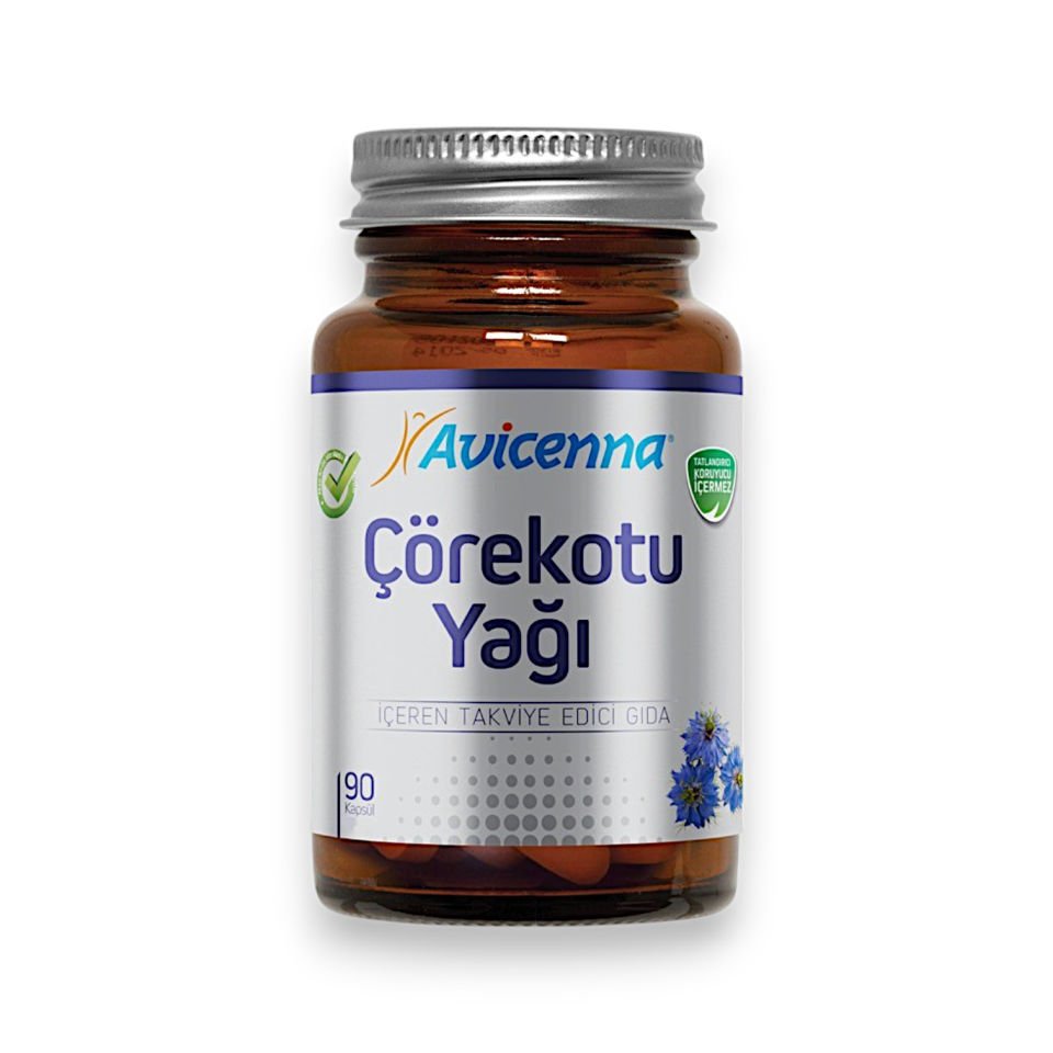 Avicenna Çörek Otu Yağı 90 Kapsül (SKT:01/2027)