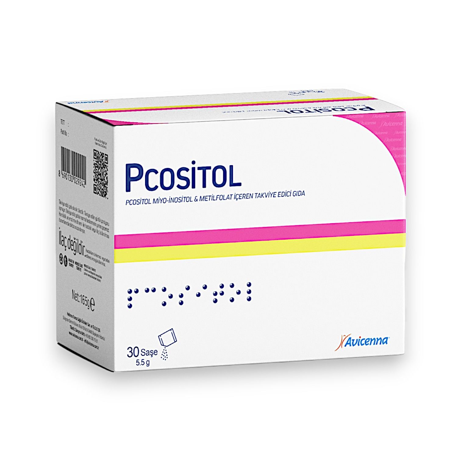 Avicenna Pcositol Miyo - İnositol ve Metilfolat İçeren 30 Şase