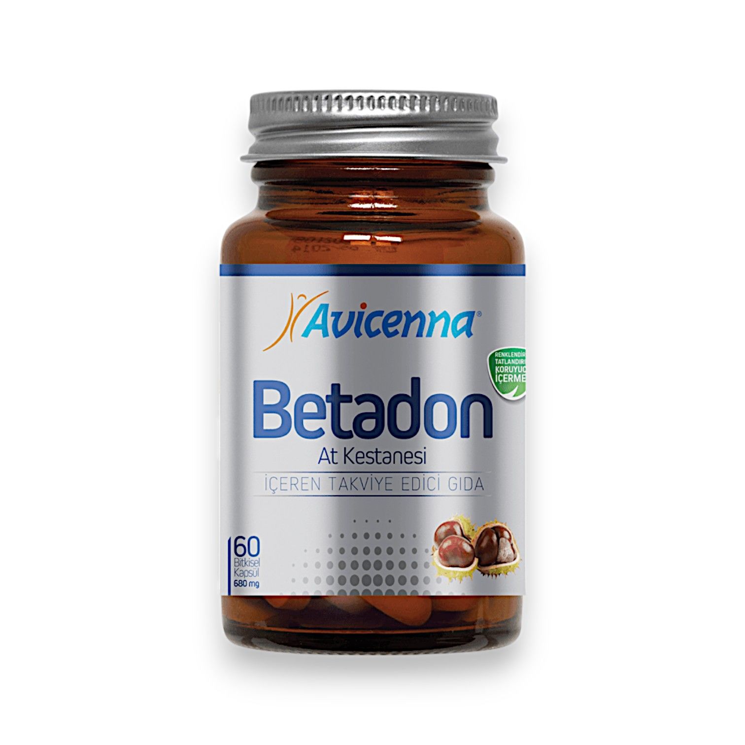 Avicenna Betadon At Kestanesi İçeren 60 Bitkisel Kapsül (SKT:09/2026)