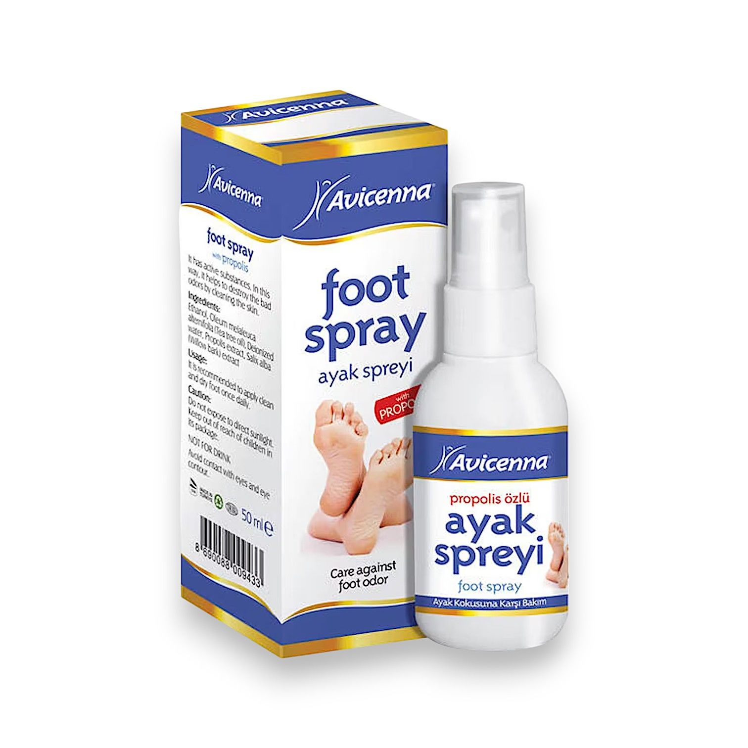 Avicenna Ayak Spreyi - Foot Sprey 50 ml