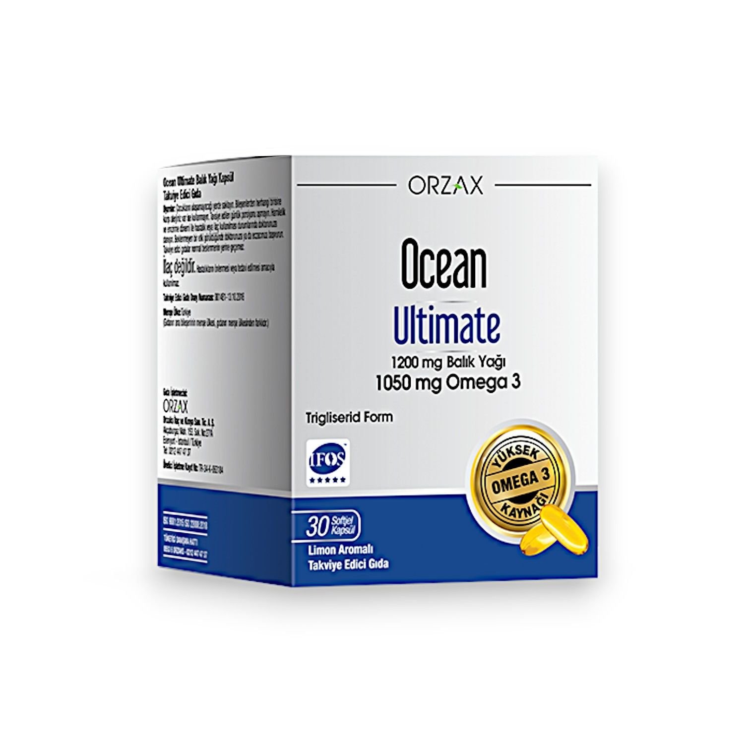 Ocean UItimate Balık Yağı 30 Kapsül