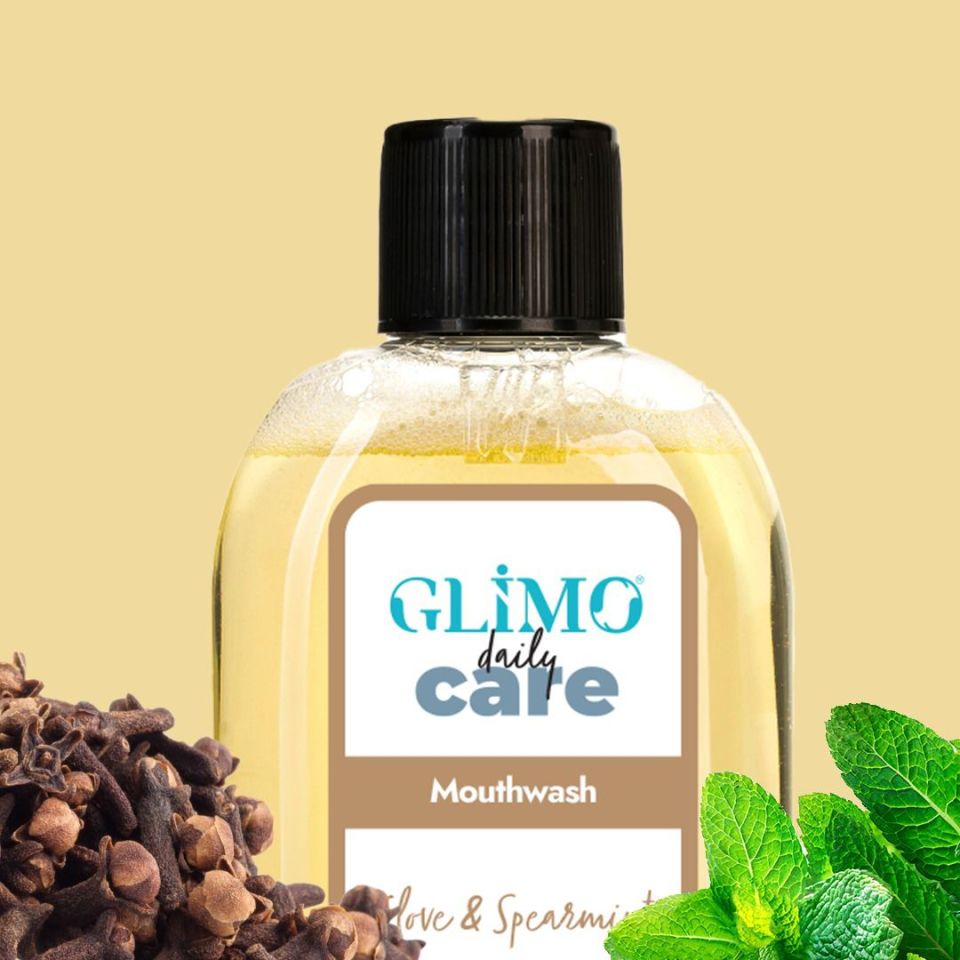 Glimo Daily Care Ağız Bakım Suyu Karanfil & Bahçe Nanesi 250 ml
