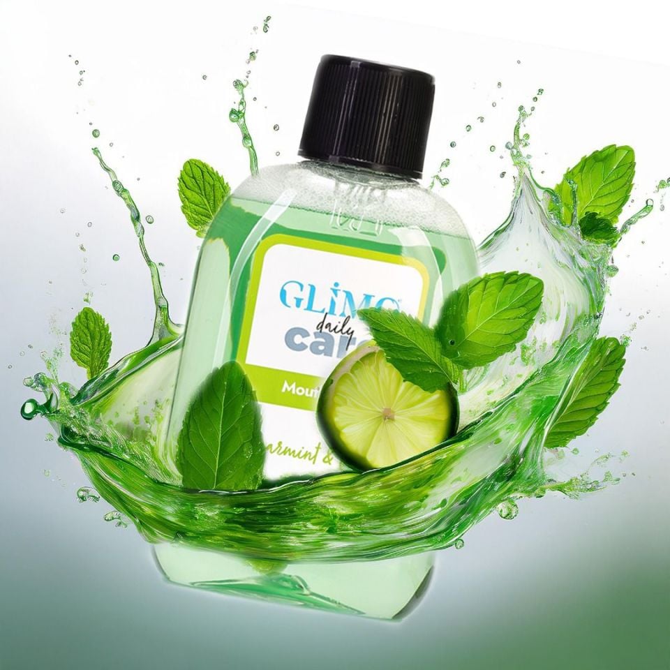 Glimo Daily Care Ağız Bakım Suyu Bahçe Nanesi & Misket Limonu 250 ml