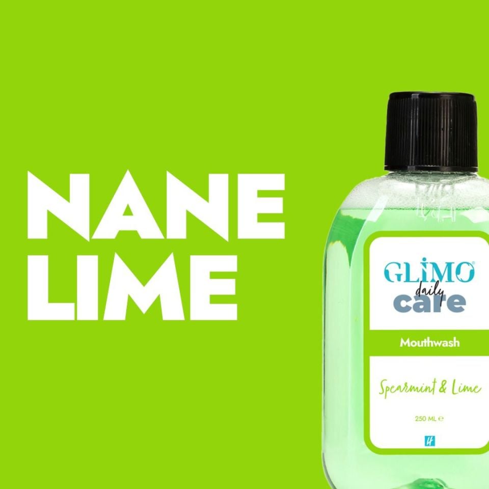 Glimo Daily Care Ağız Bakım Suyu Bahçe Nanesi & Misket Limonu 250 ml