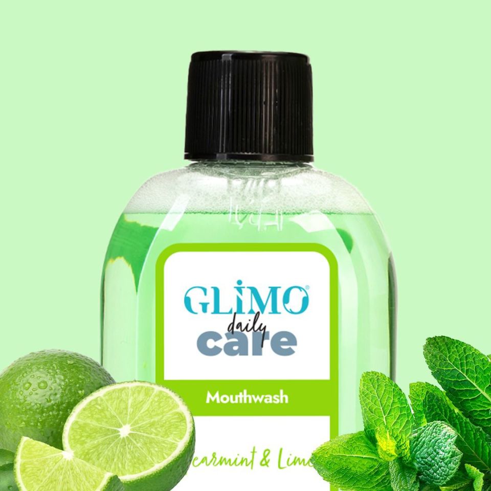 Glimo Daily Care Ağız Bakım Suyu Bahçe Nanesi & Misket Limonu 250 ml