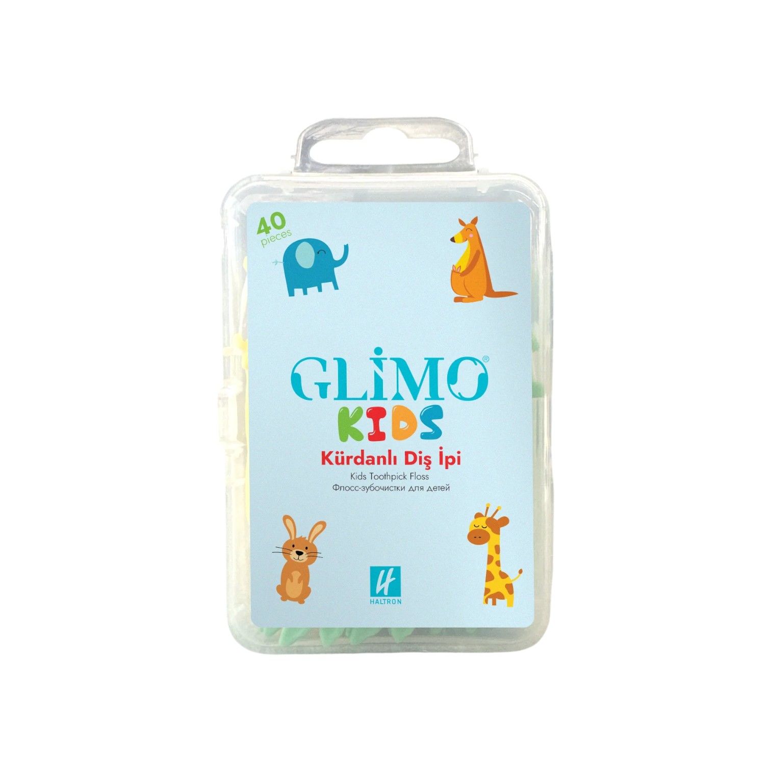 Glimo Kids Kürdanlı Diş İpi - Çocuklar İçin Çatal Diş İpi