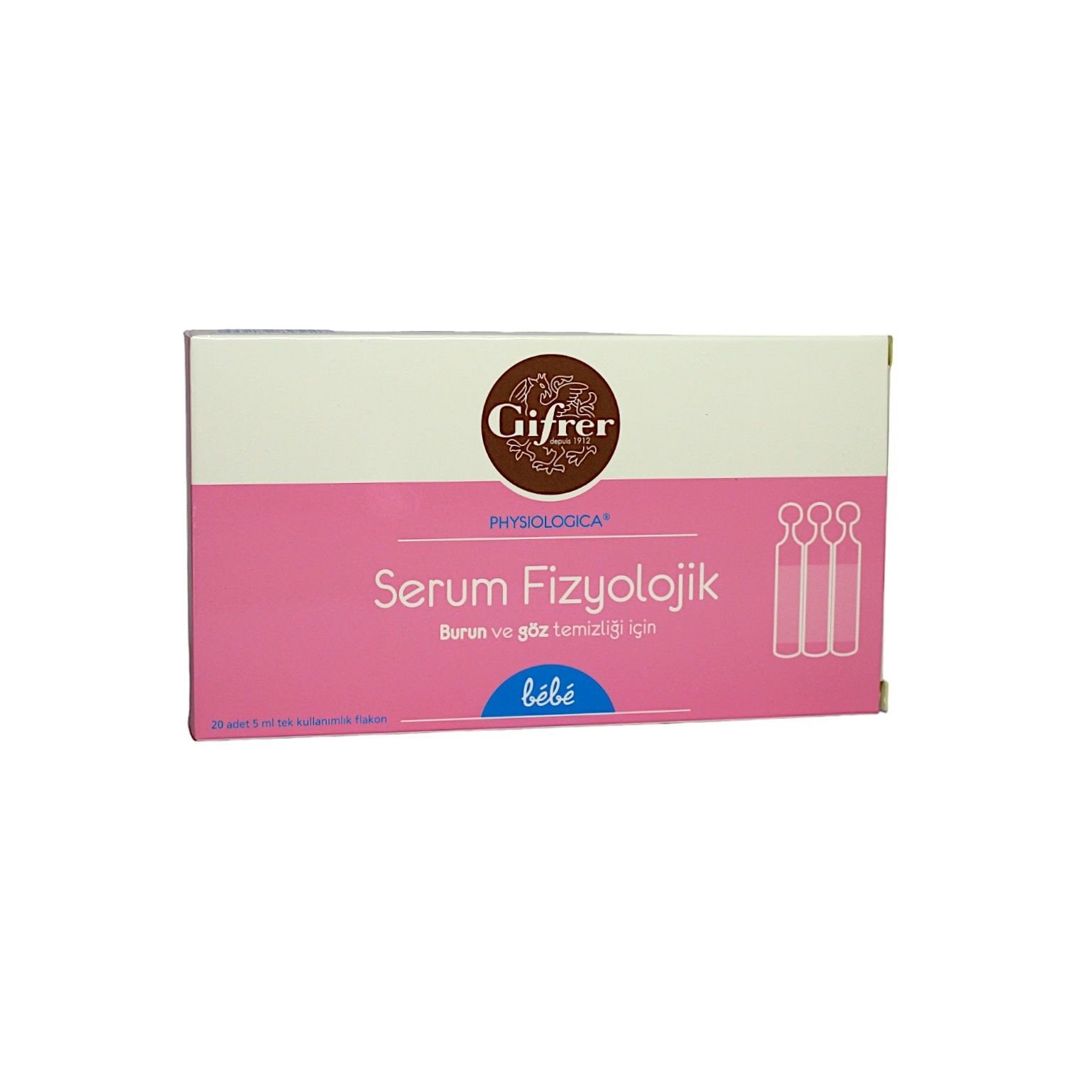 Gifrer Serum Fizyolojik 5 ml x 20 Flakon