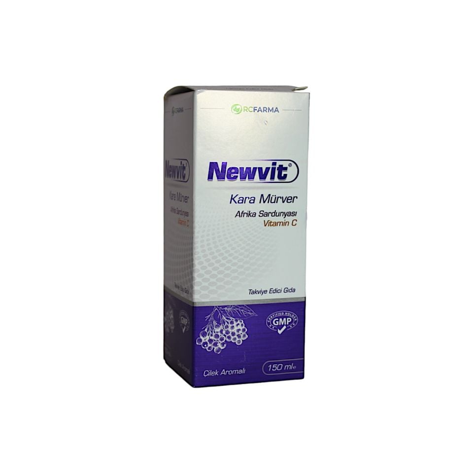 Newvit Kara Mürver Şurubu 150 mL