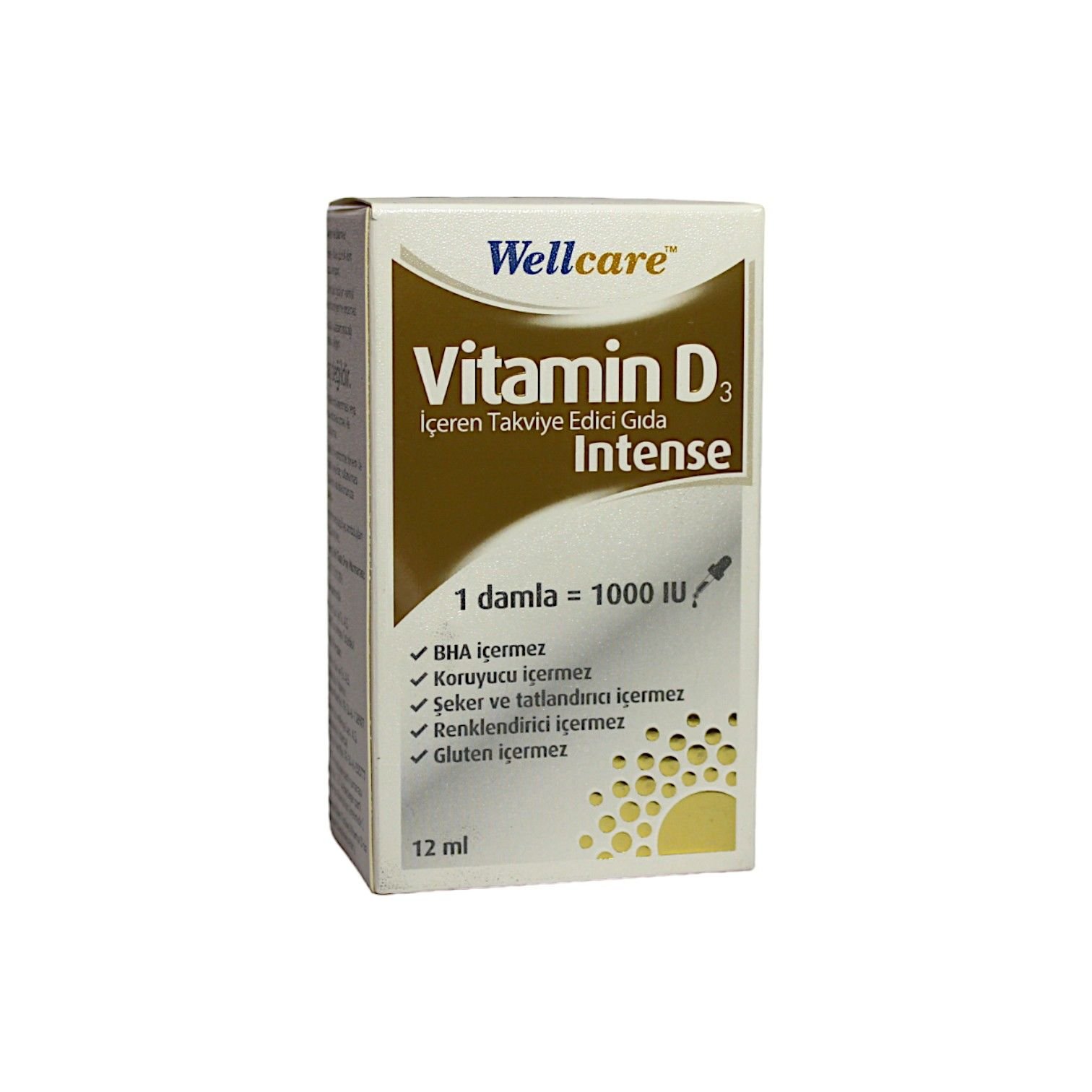 Wellcare Vitamin D3 Intense 1000 IU 12 mL Damla