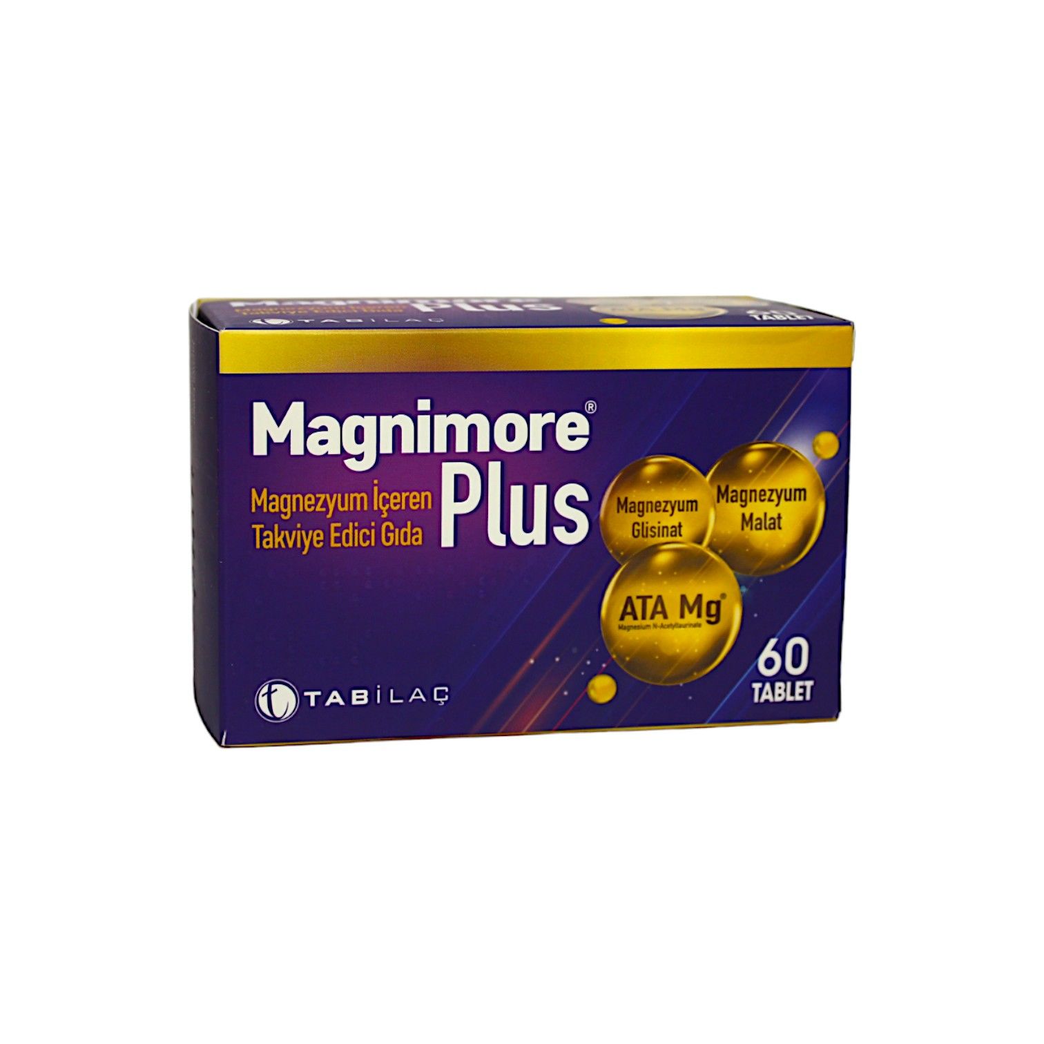 Magnimore Plus Magnezyum Komplex Takviye Edici Gıda 60 Tablet