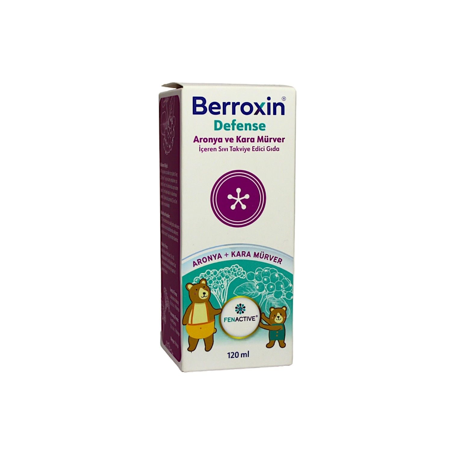 Berroxin Defense Aronya ve Kara Mürver Şurup 120 mL