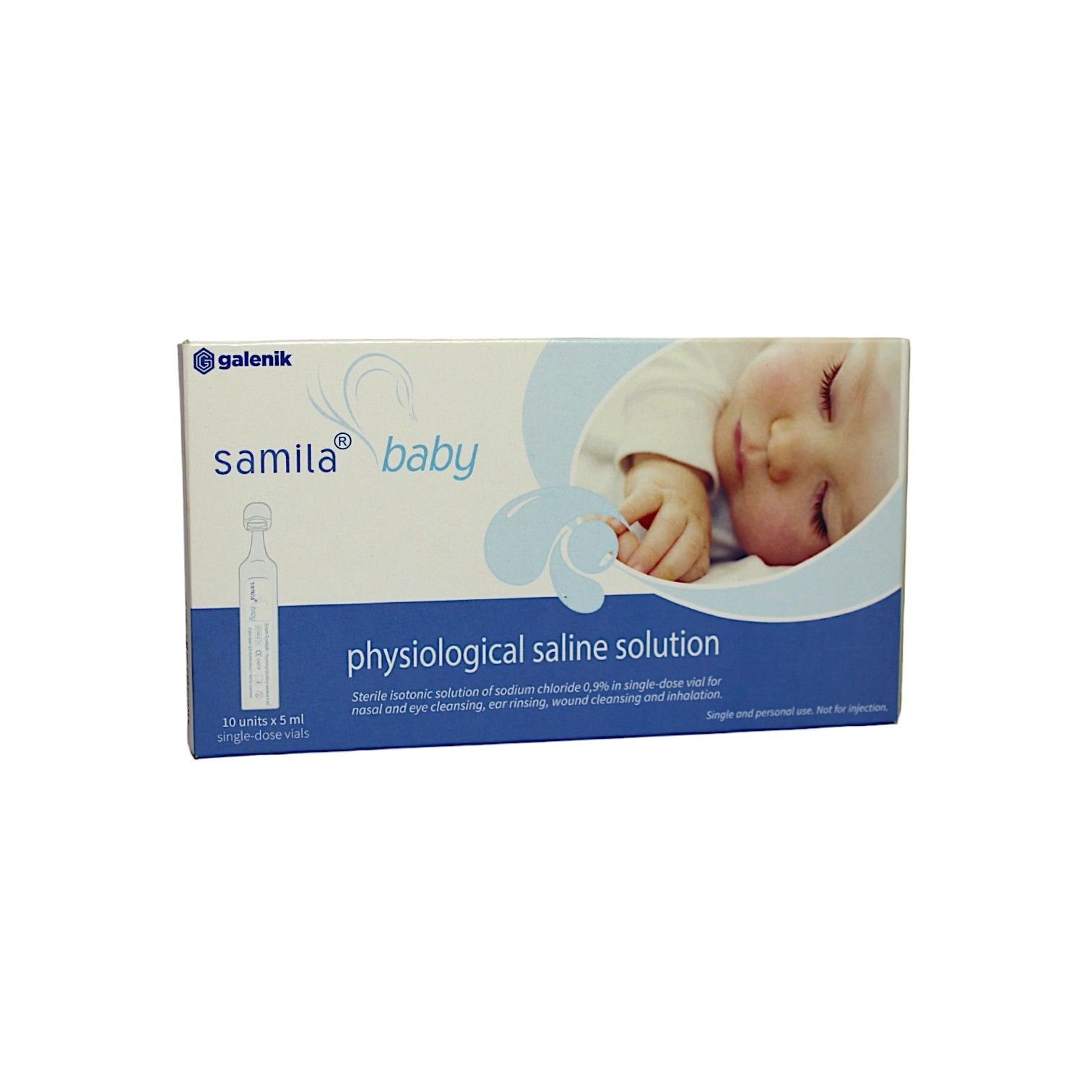 Samila Baby Serum Fizyolojik 10 x 5 mL Flakon