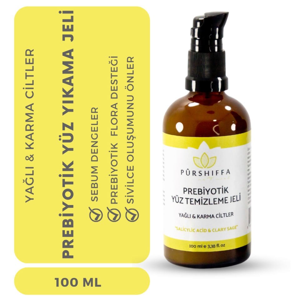 Pürshiffa Prebiyotik Yüz Temizleme Jeli 100 ml